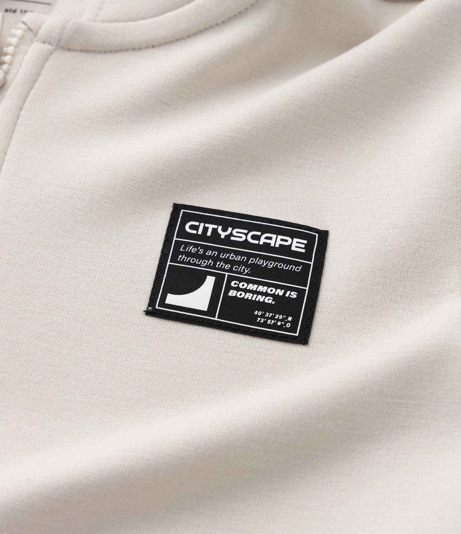 Jaqueta Infantil em Malha Dupla com Capuz - Tam 5 a 14 Anos Bege 6