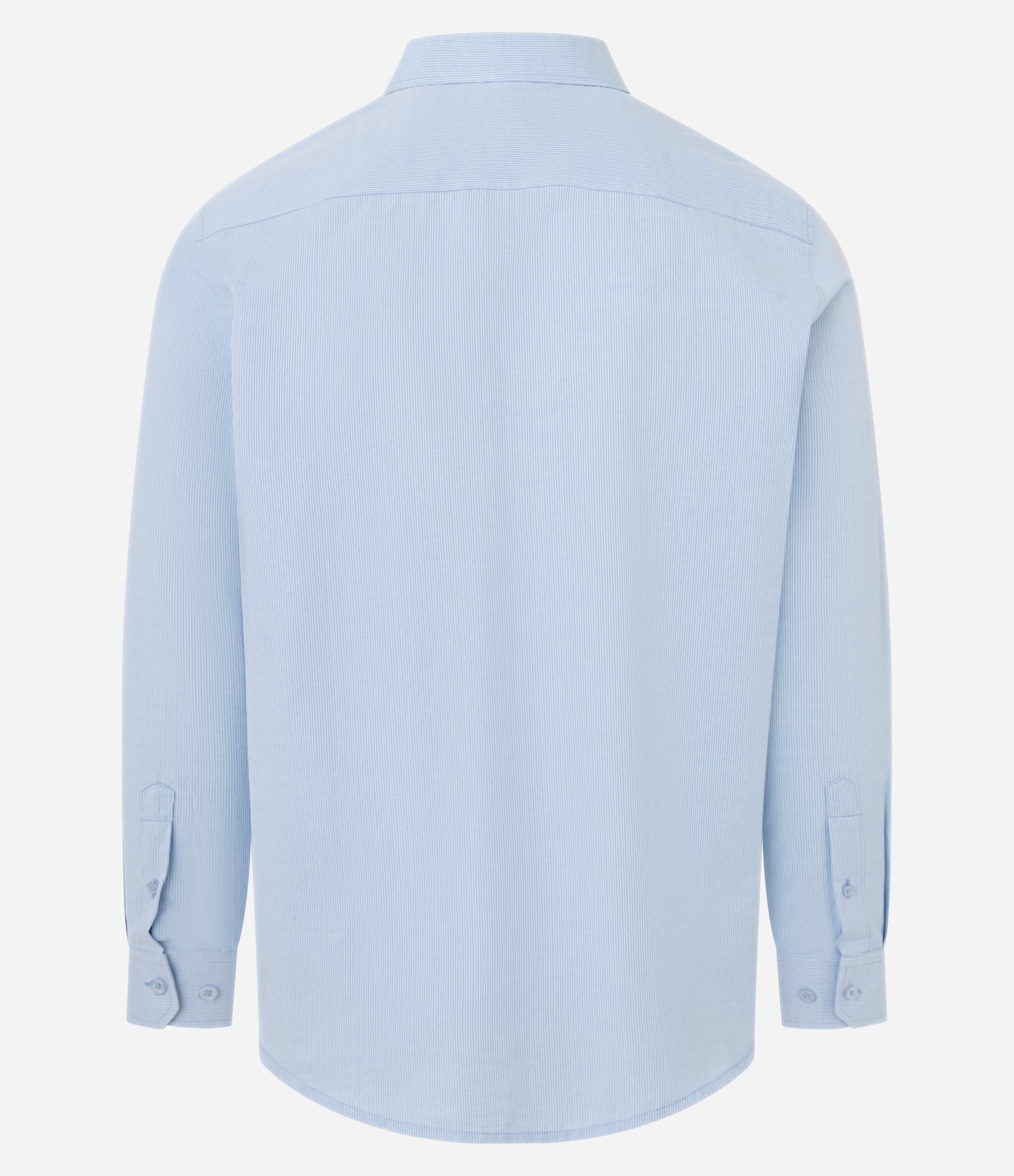 Camisa Regular com Textura Canelada Azul 6