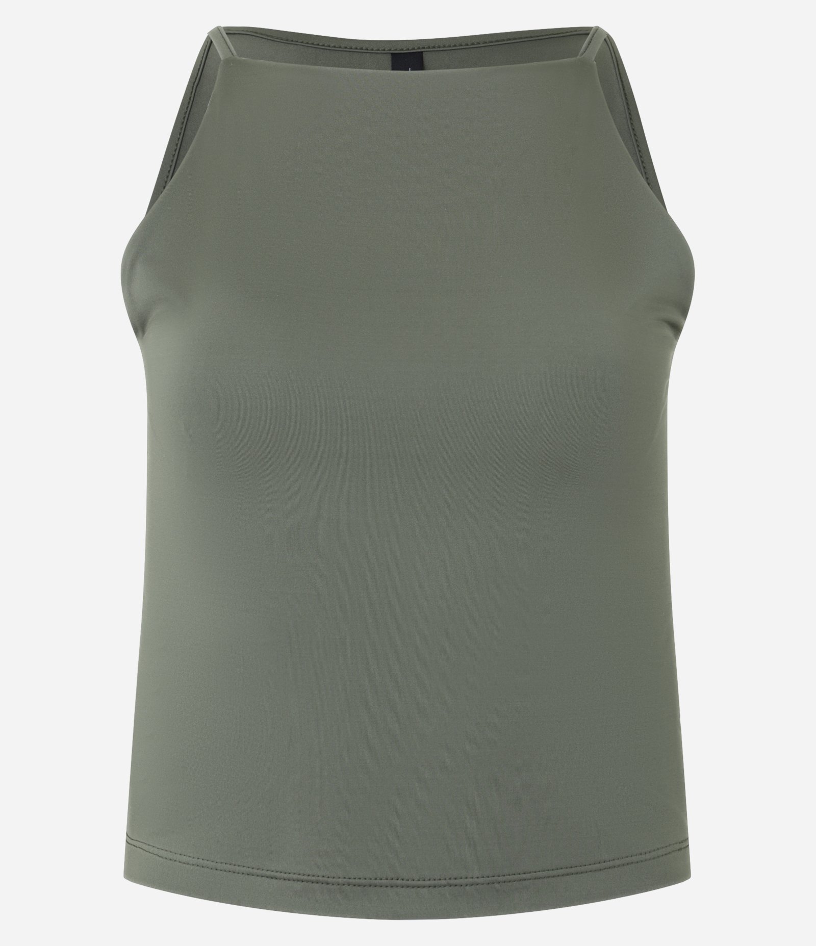 Blusa sem Manga em Microfibra com Gola Halter 4