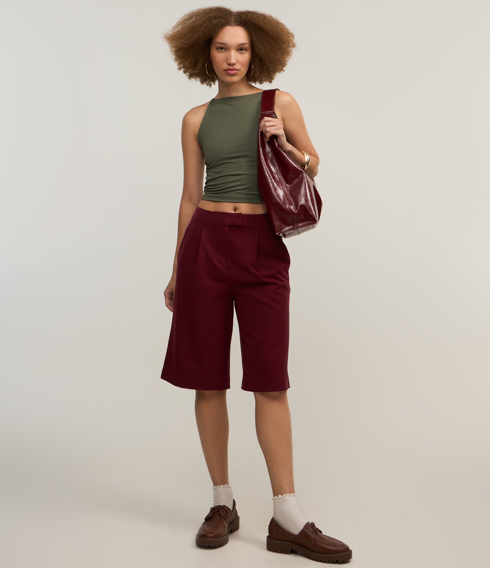 Blusa sem Manga em Microfibra com Gola Halter 2