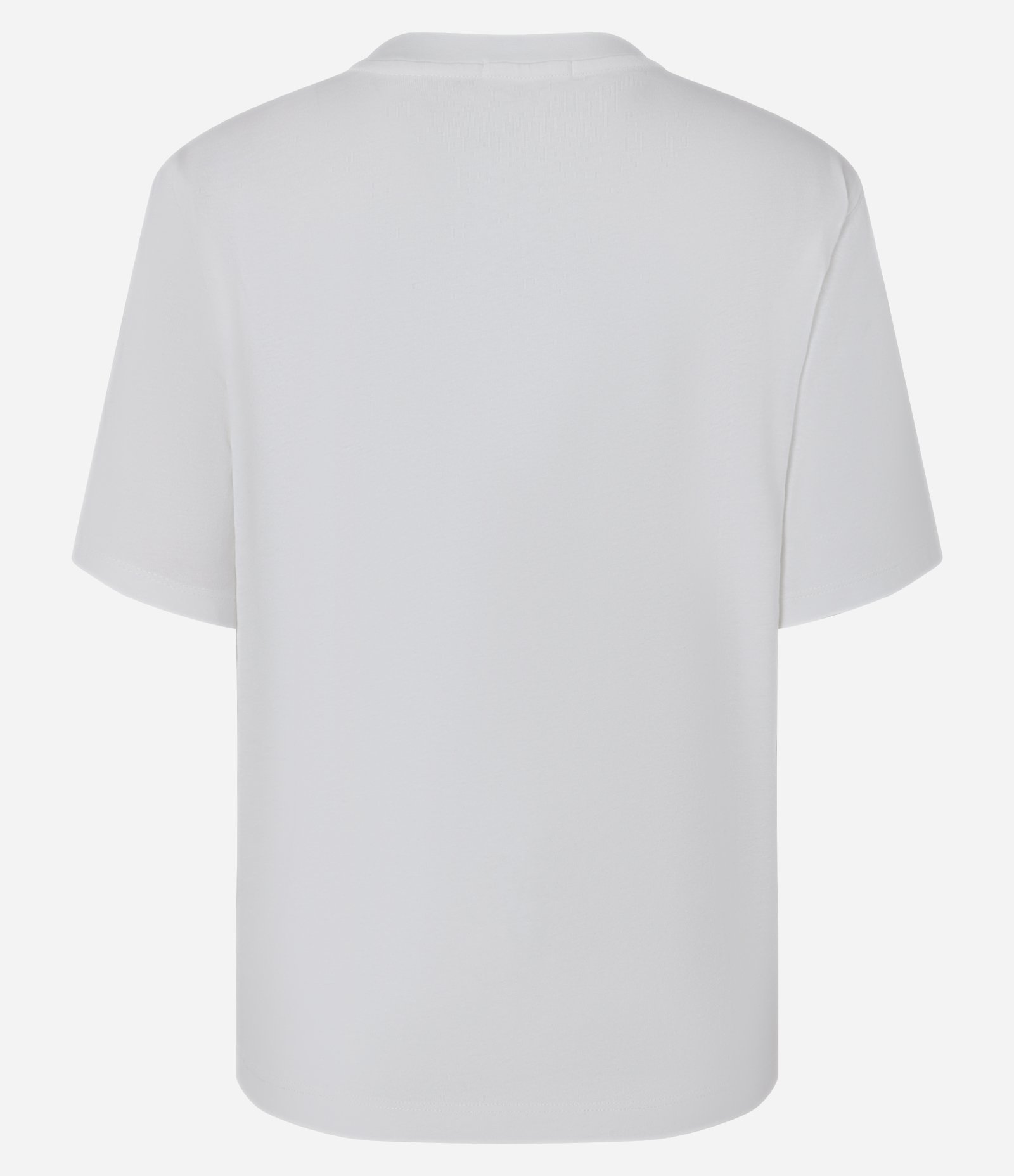 Blusa em Algodão com Gola Redonda Branco 6