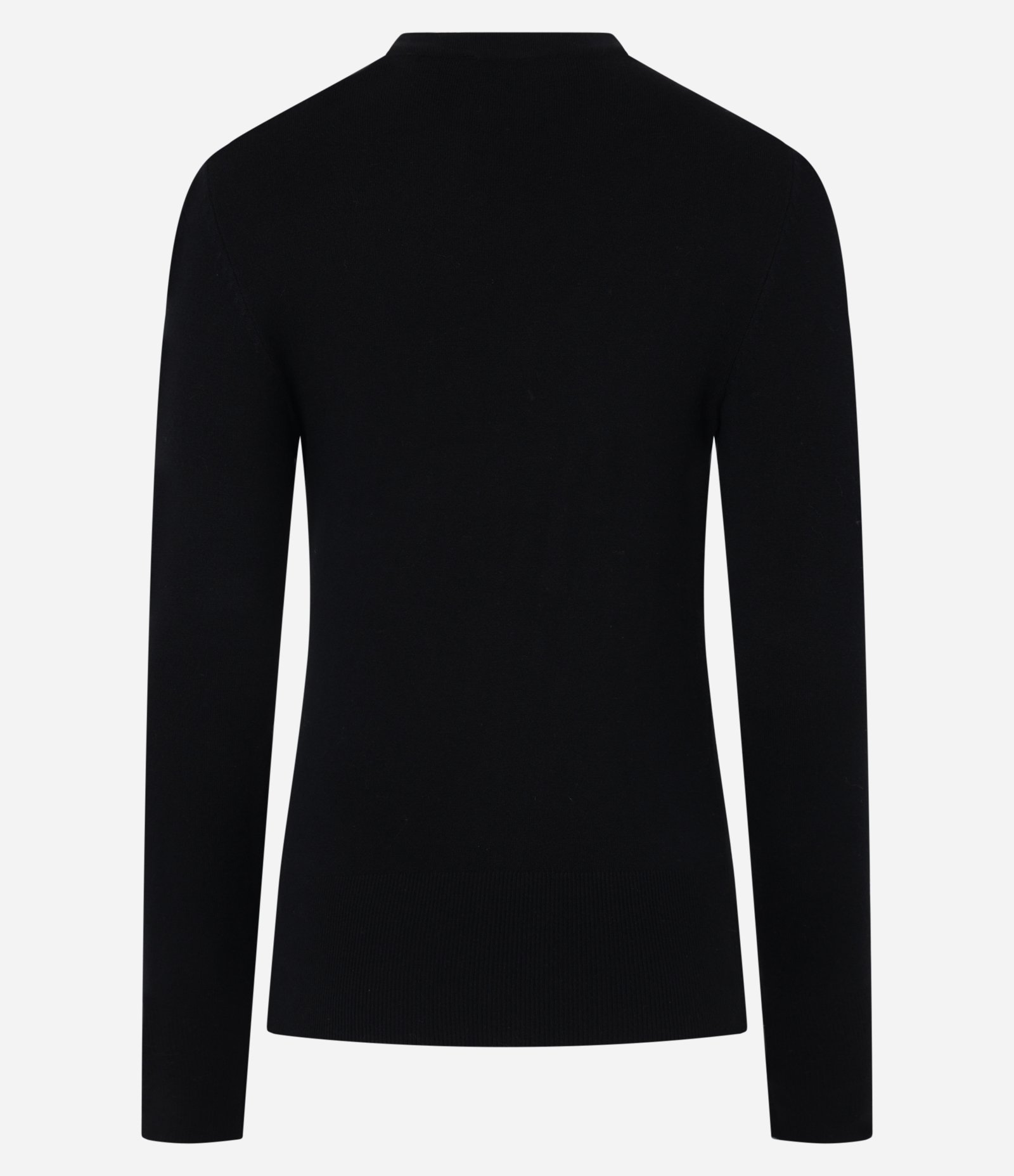 Suéter em Tricô com Botões no Punho Preto 7