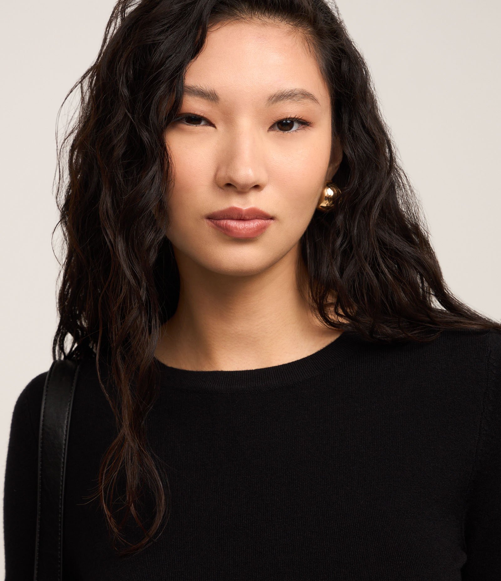 Suéter em Tricô com Botões no Punho Preto 4