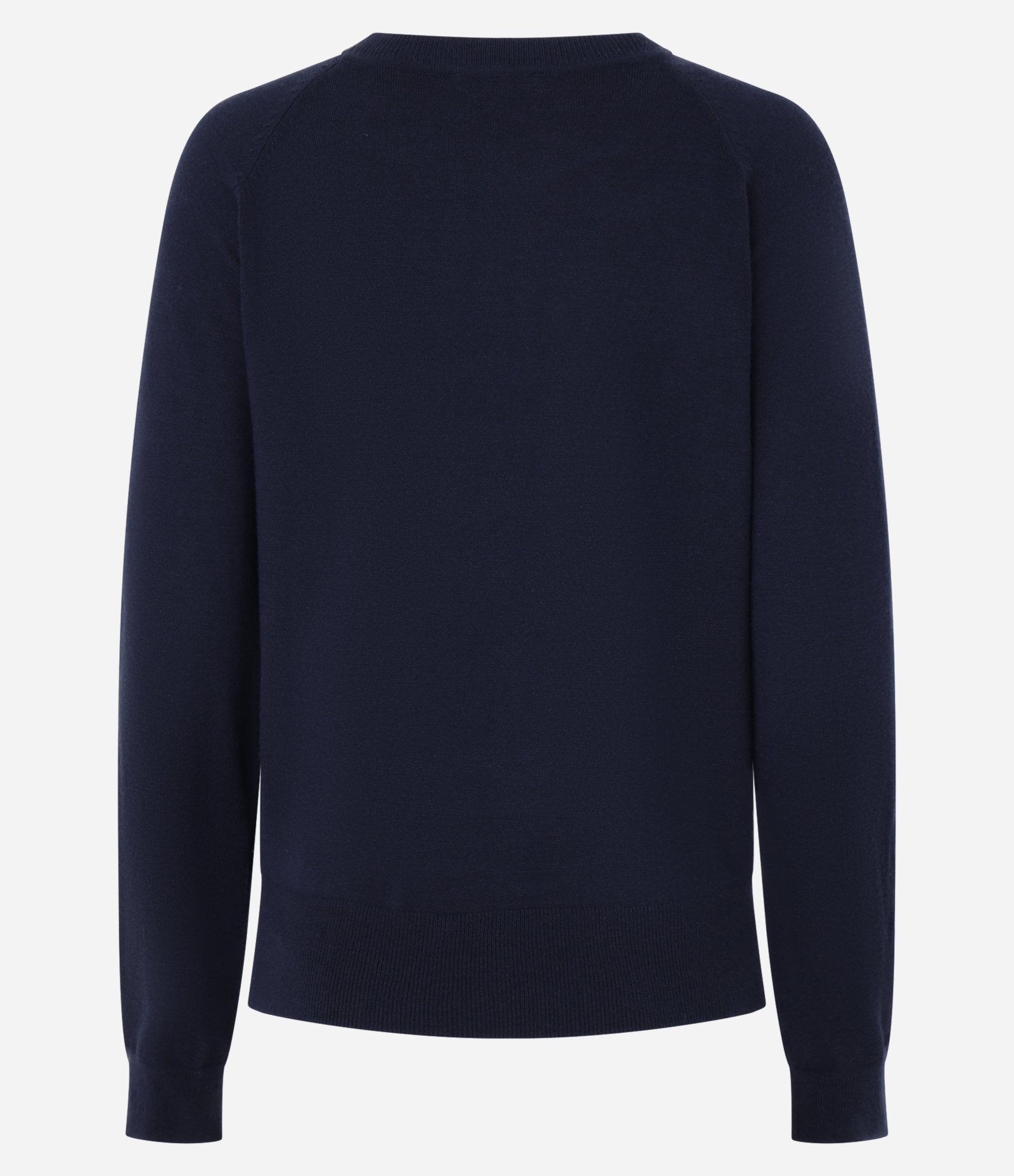 Suéter em Tricô com Gola Redonda Azul Escuro 7