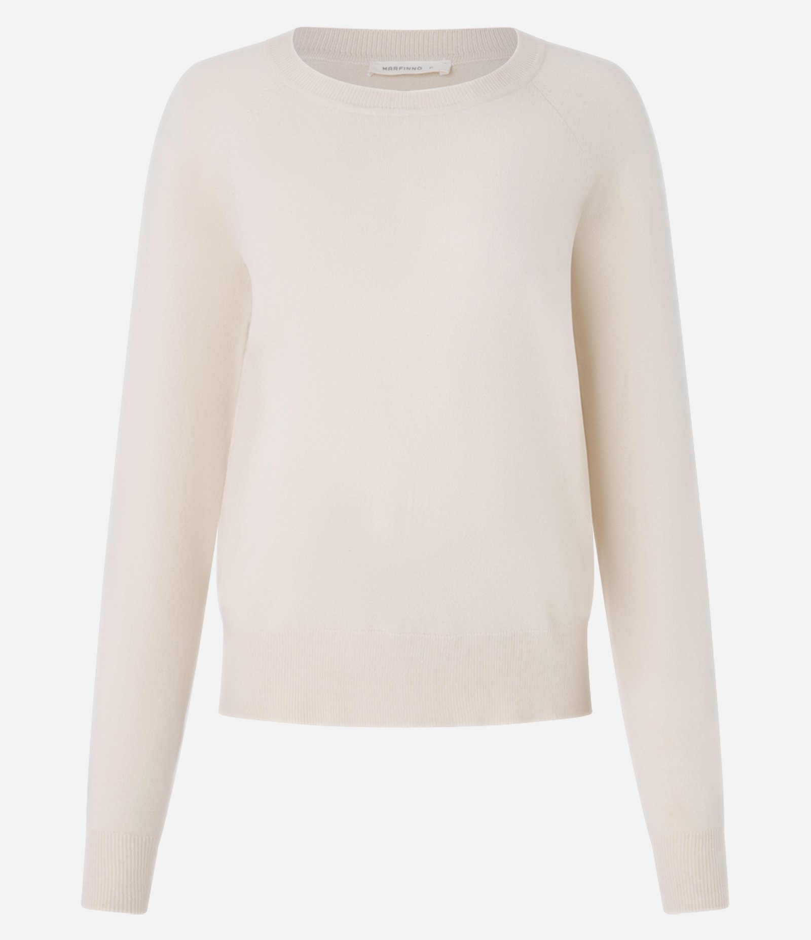 Suéter em Tricô com Gola Redonda Off White 5