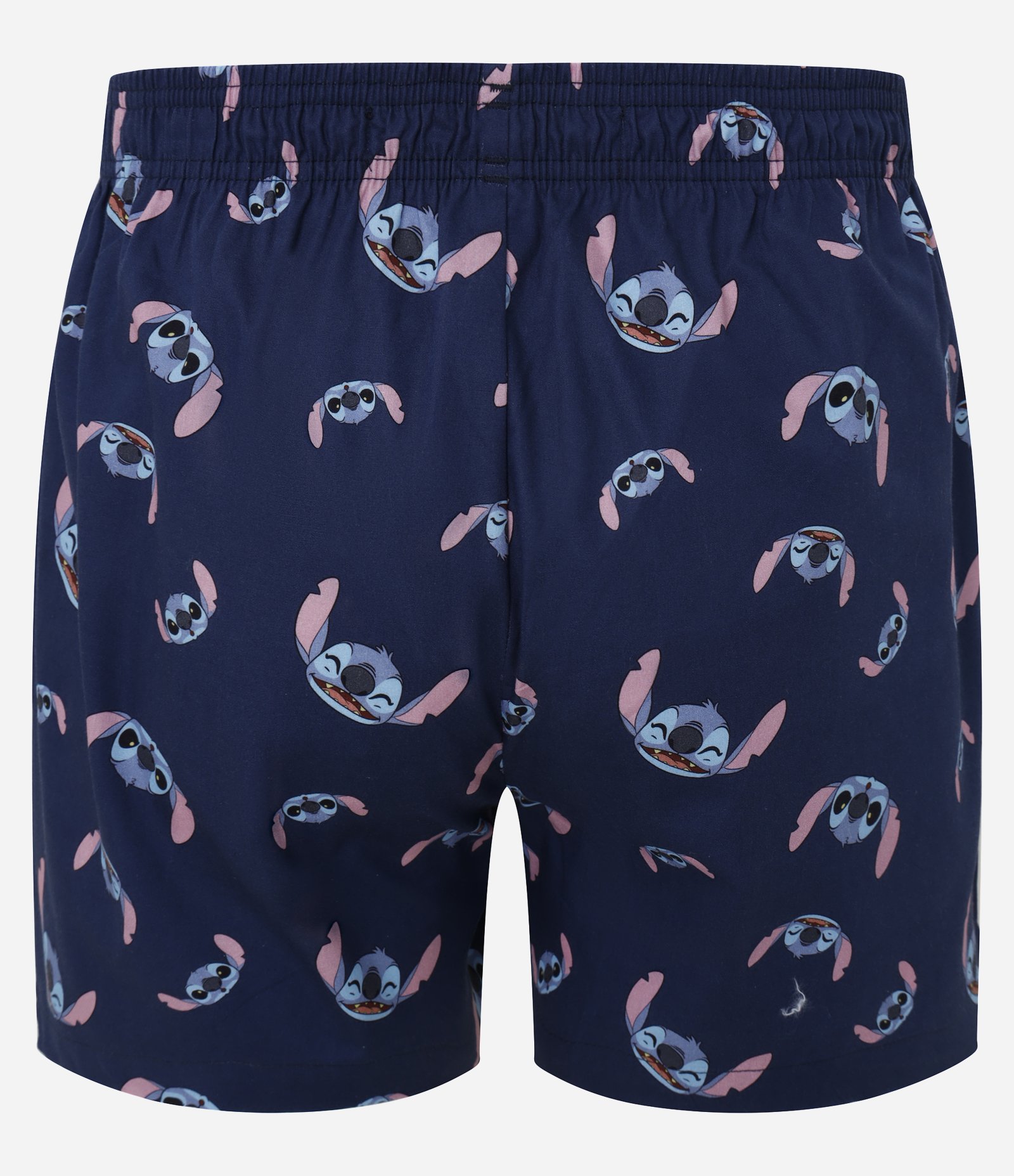 Cueca Samba Canção em Tricoline com Estampa do Stitch Azul Marinho 3