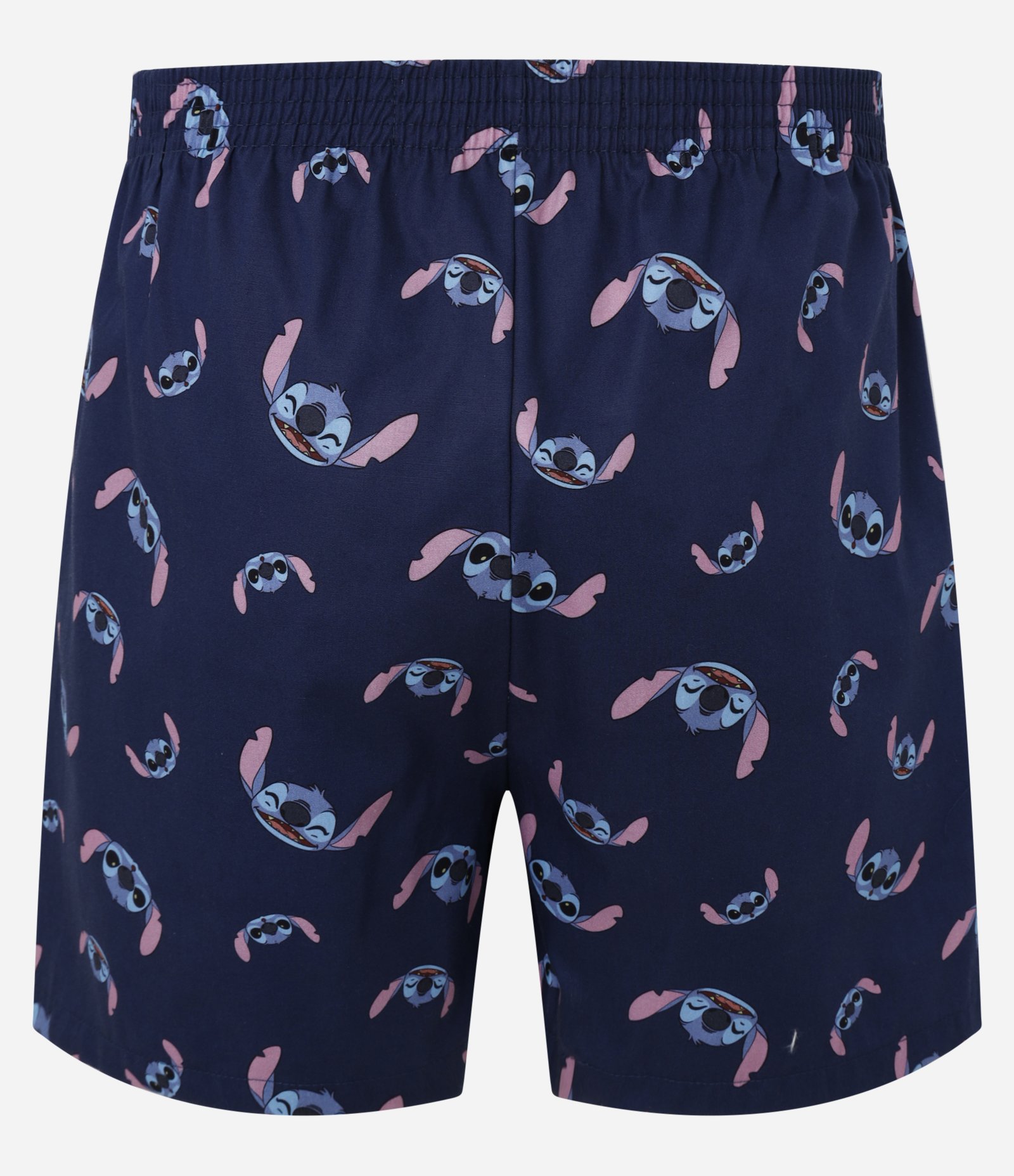 Cueca Samba Canção em Tricoline com Estampa do Stitch Azul Marinho 2