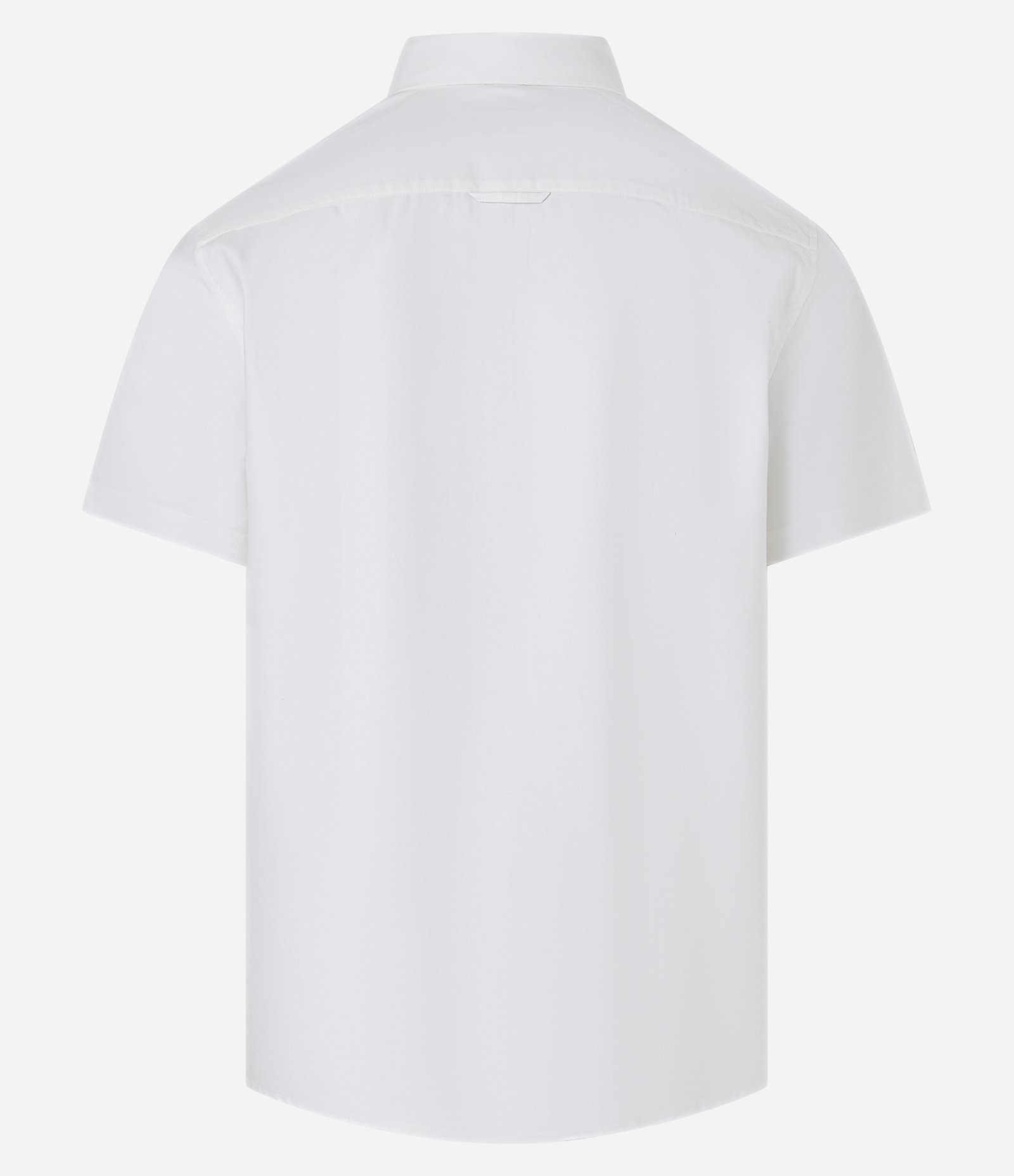 Camisa Comfort em Oxrford Gola com Lapela Branco 6