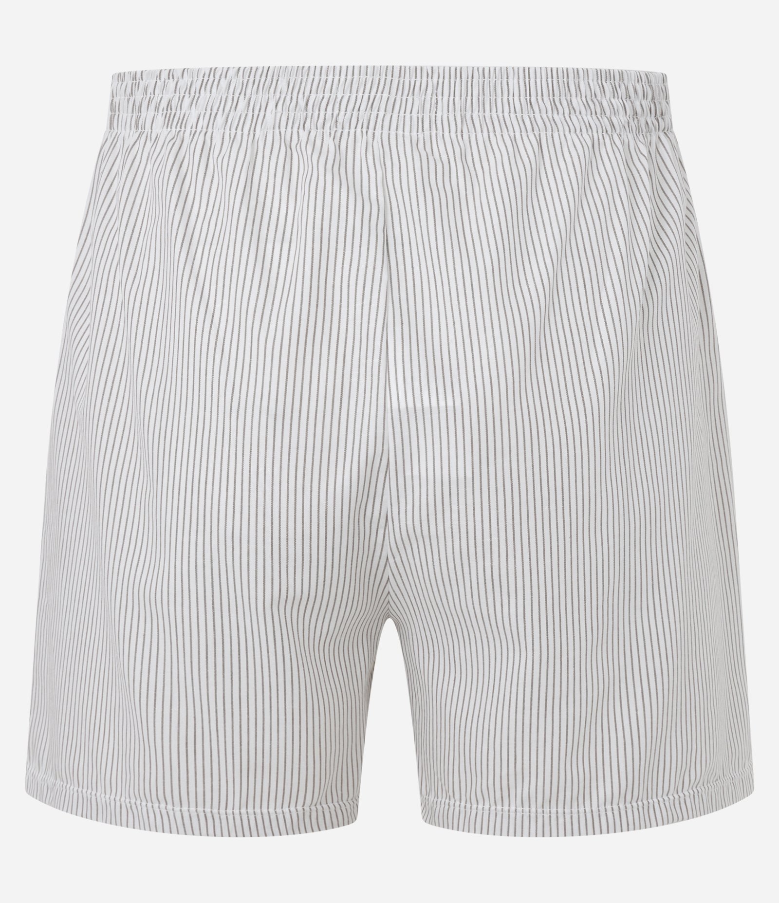 Cueca Samba Canção em Algodão com Listras Finas Off White 2