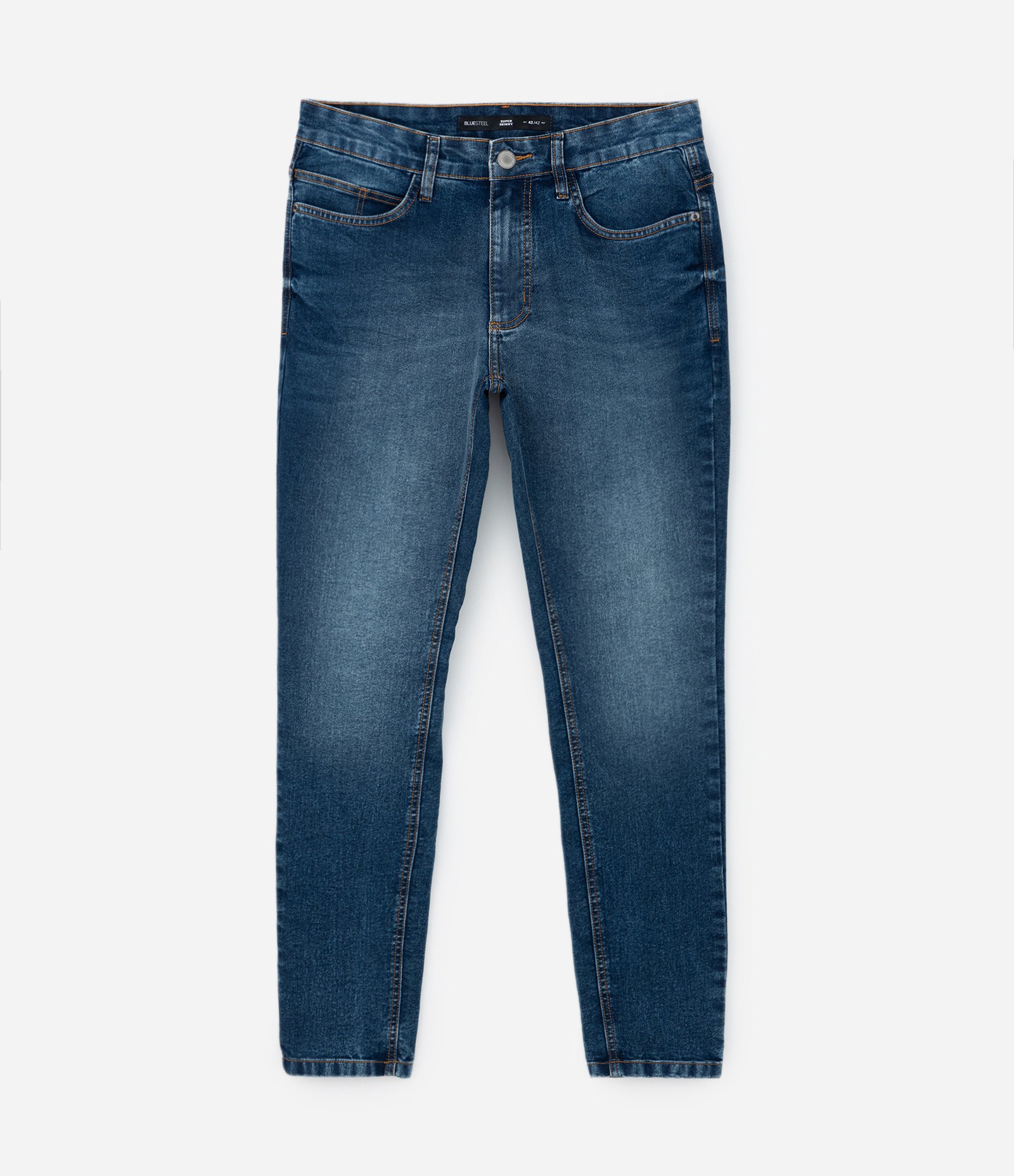 Calça Super Skinny em Jeans Azul 1