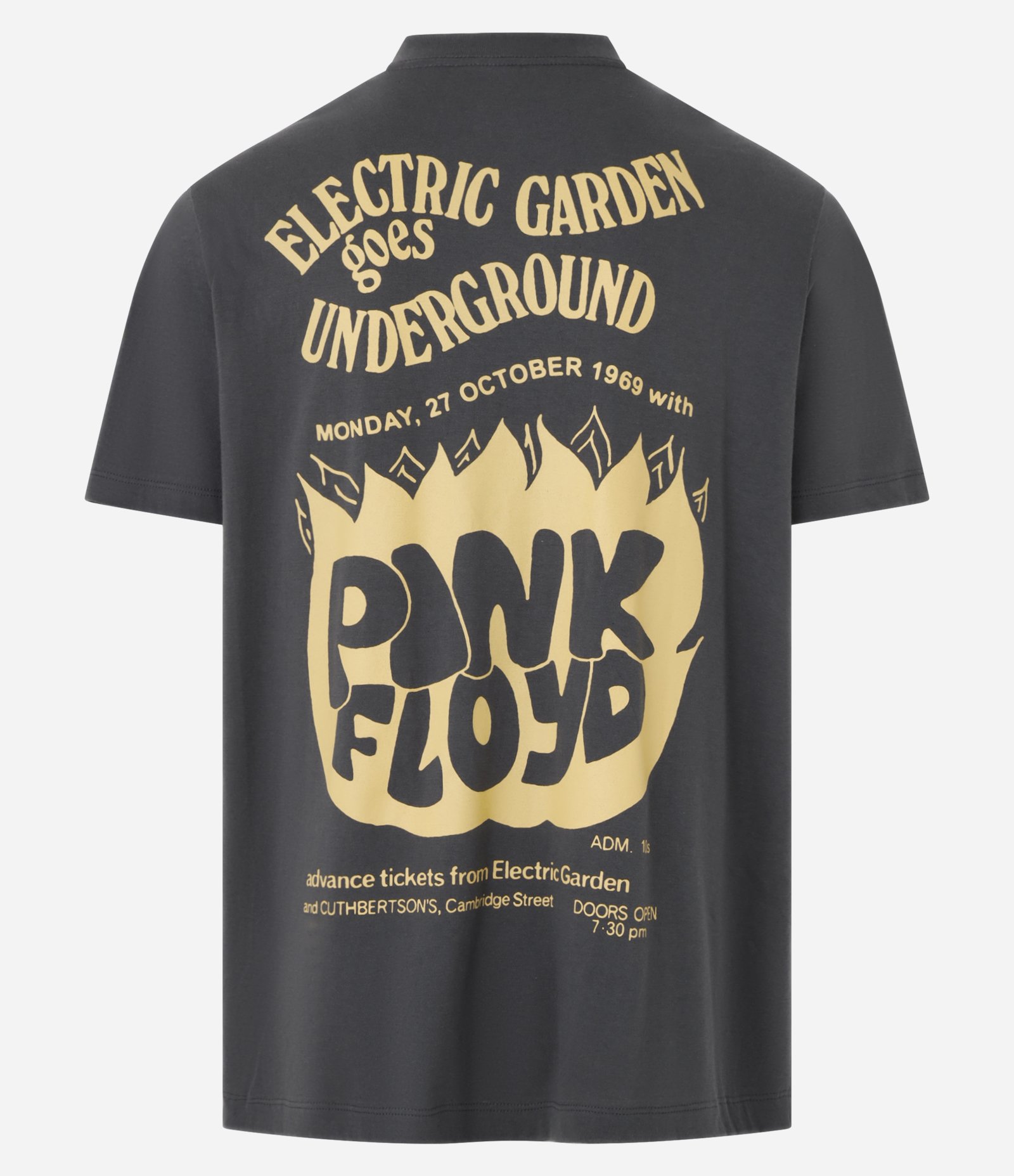 Camiseta Comfort em Algodão com Estampa Pink Floyd Cinza 9