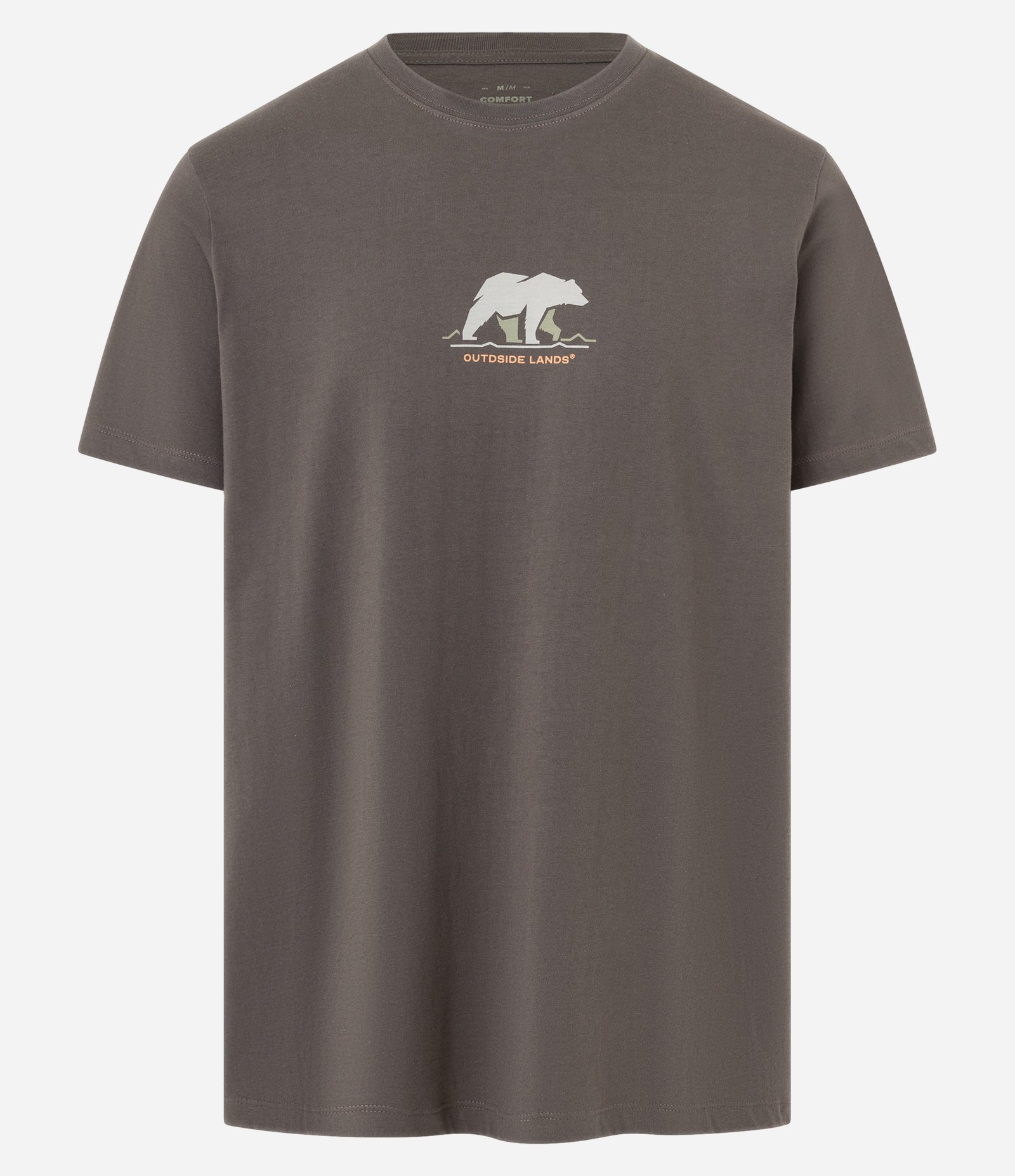 Camiseta Comfort em Algodão com Estampa de Urso Marrom 4