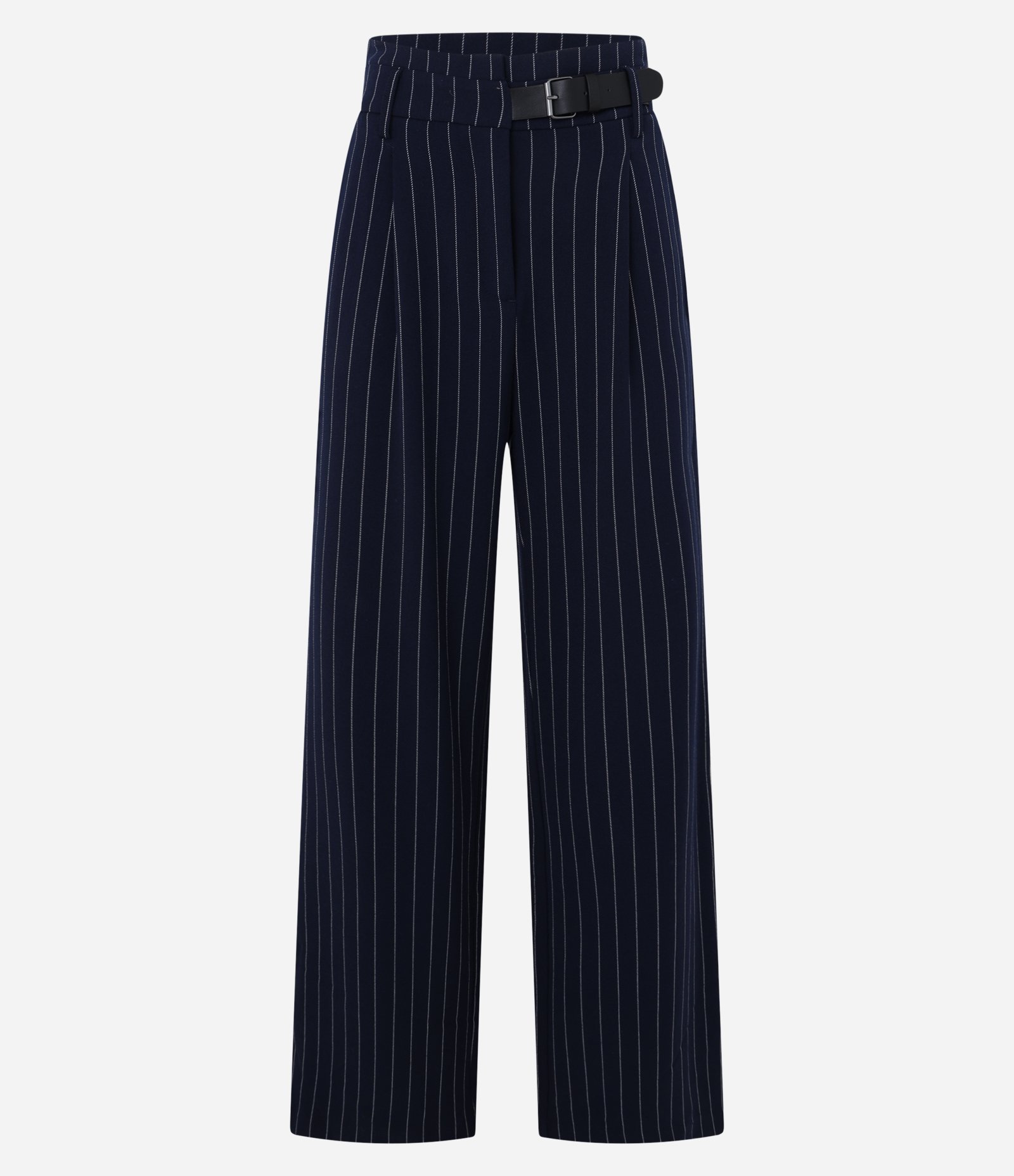 Calça Reta em Alfaiataria com Cós Alto e Meio Cinto 6