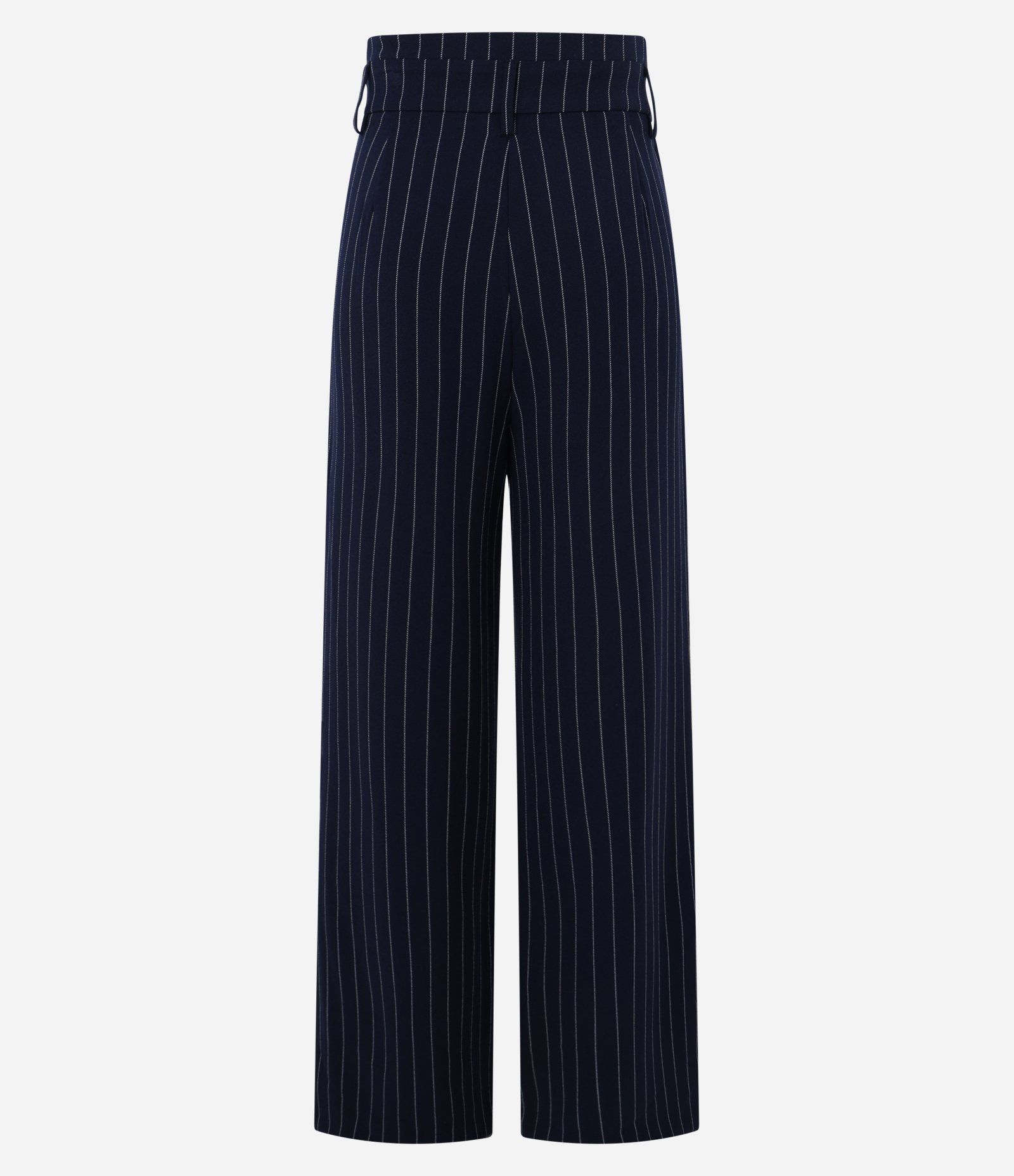 Calça Reta em Alfaiataria com Cós Alto e Meio Cinto 7