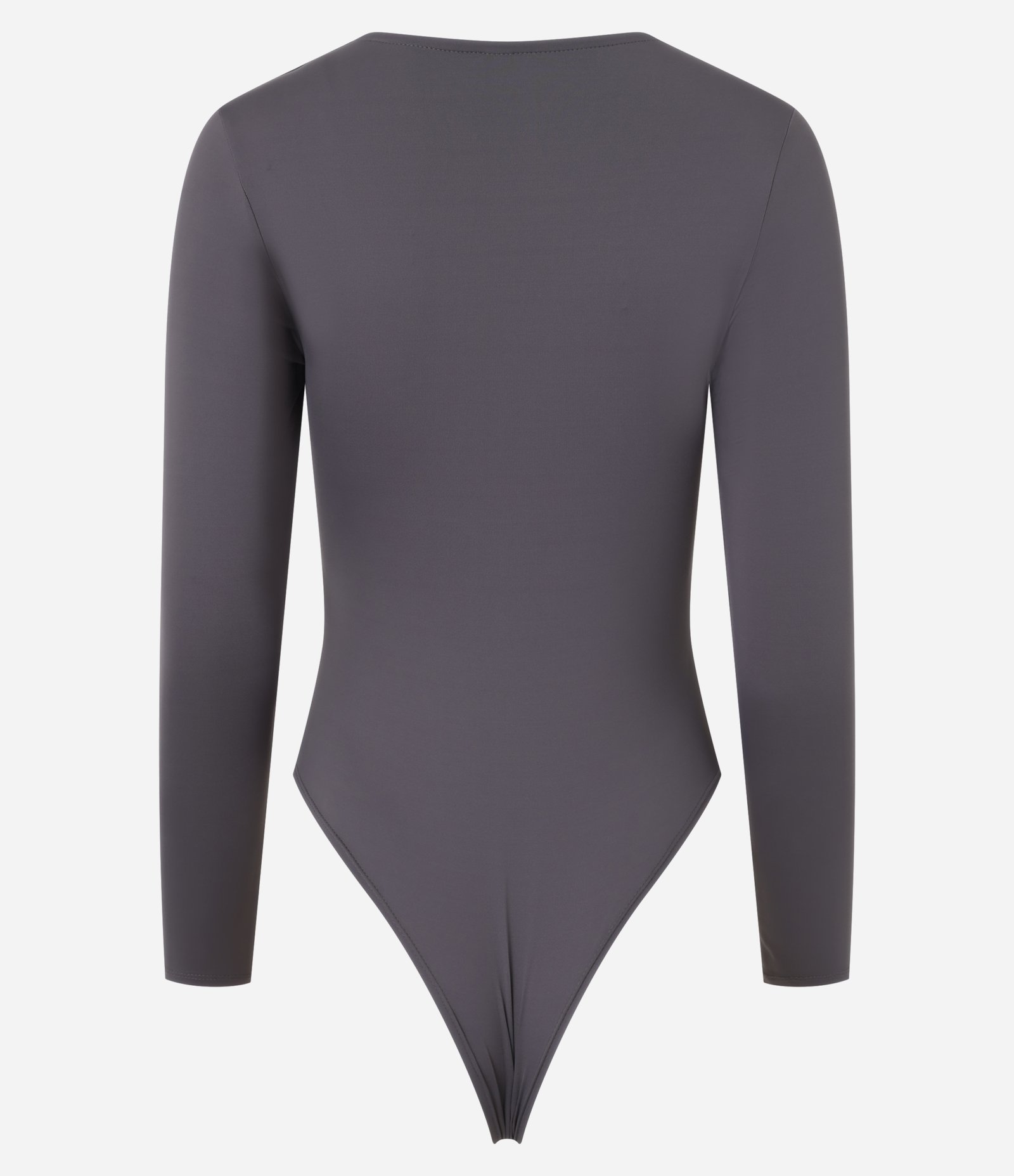 Body em Poliamida Manga Longa Chumbo 5