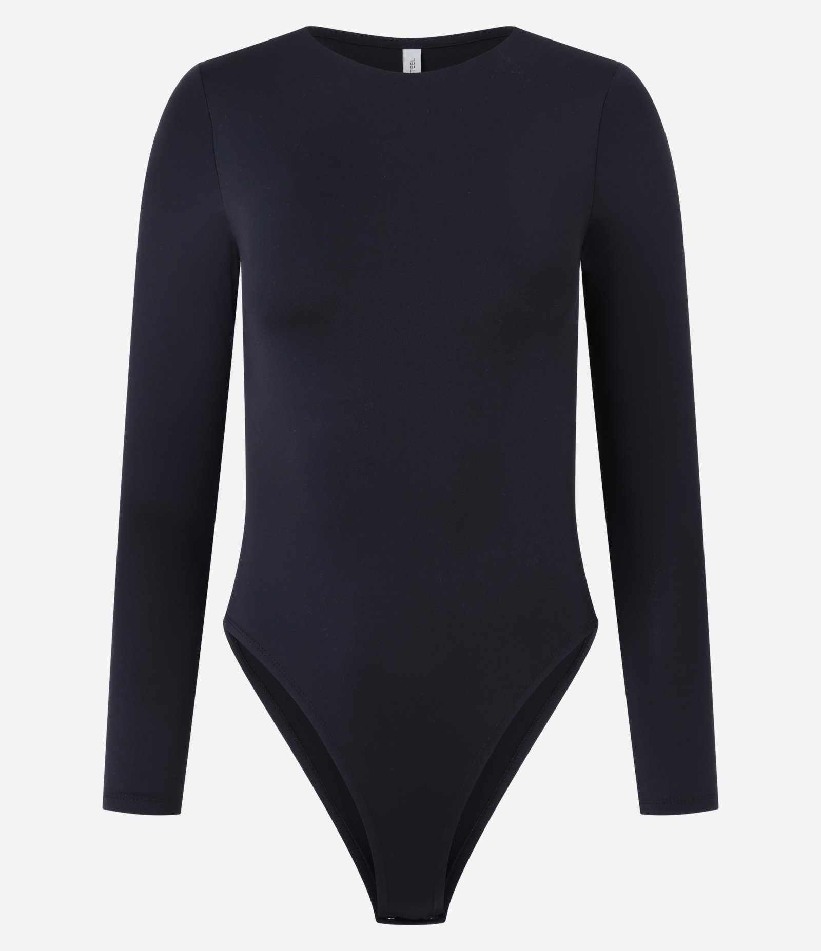 Body em Poliamida Manga Longa Preto 3