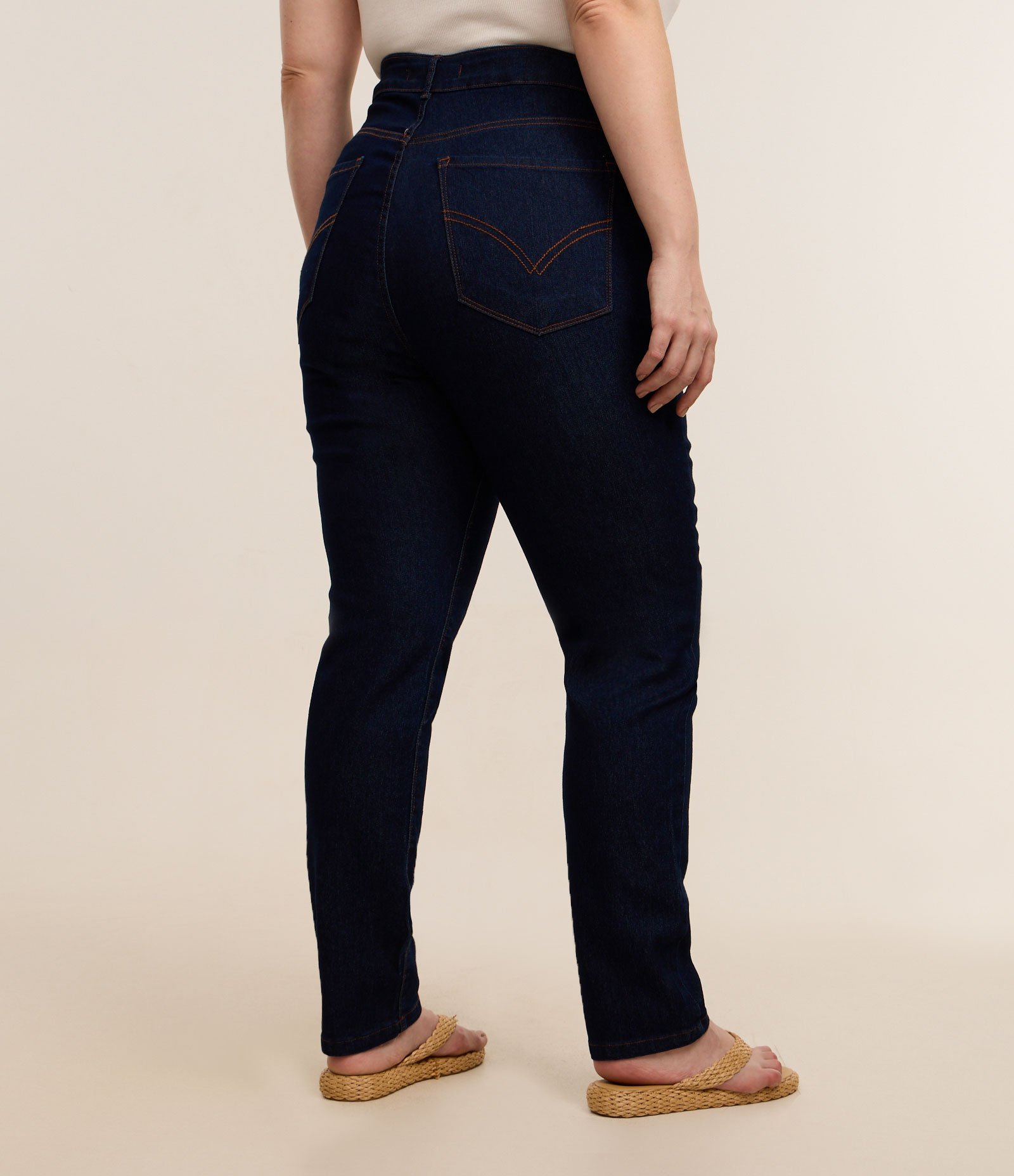 Calça Skinny em Jeans com Elastano Curve & Plus Size Azul 5