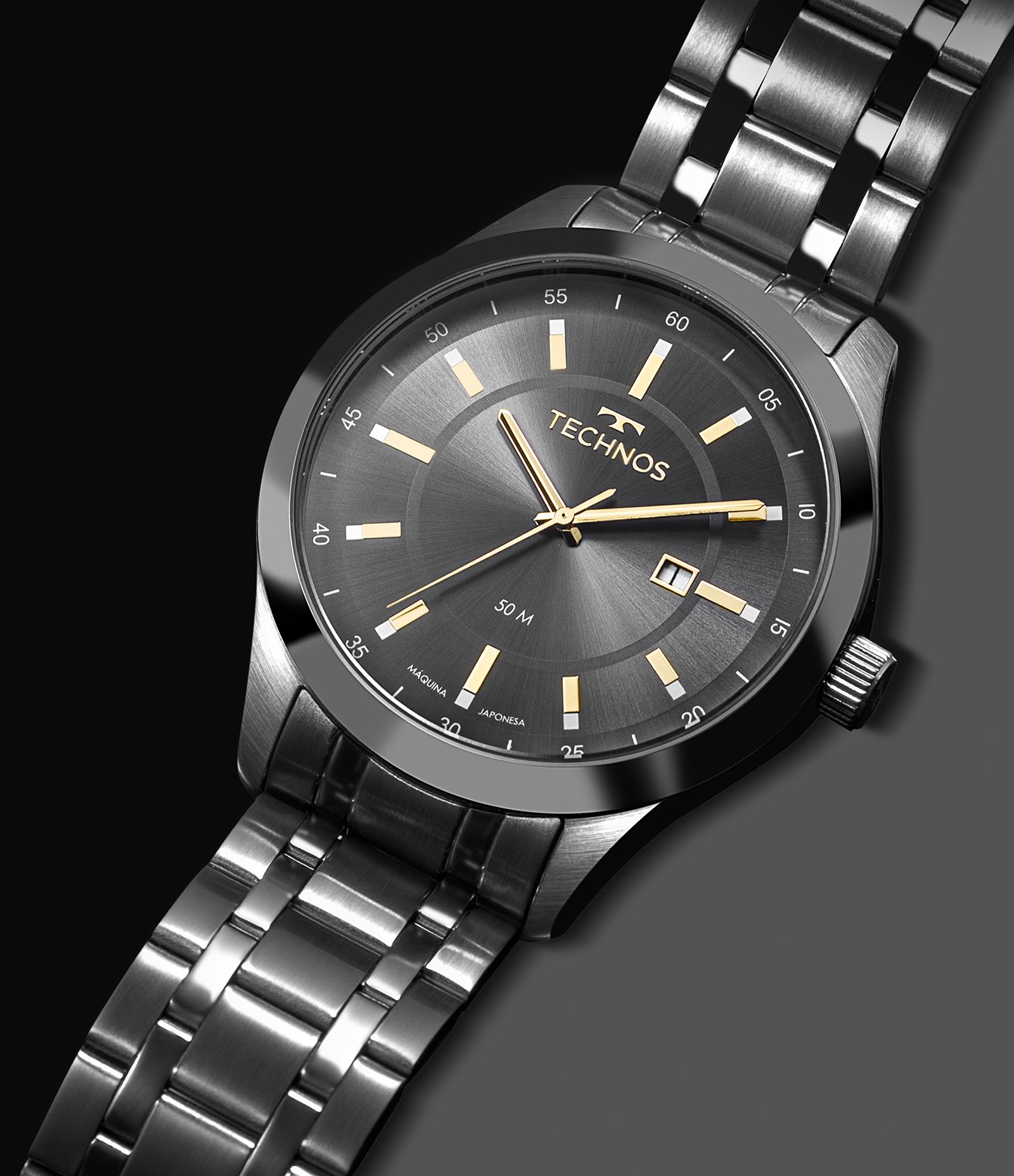 Relógio Technos Masculino Analógico Grafite 4