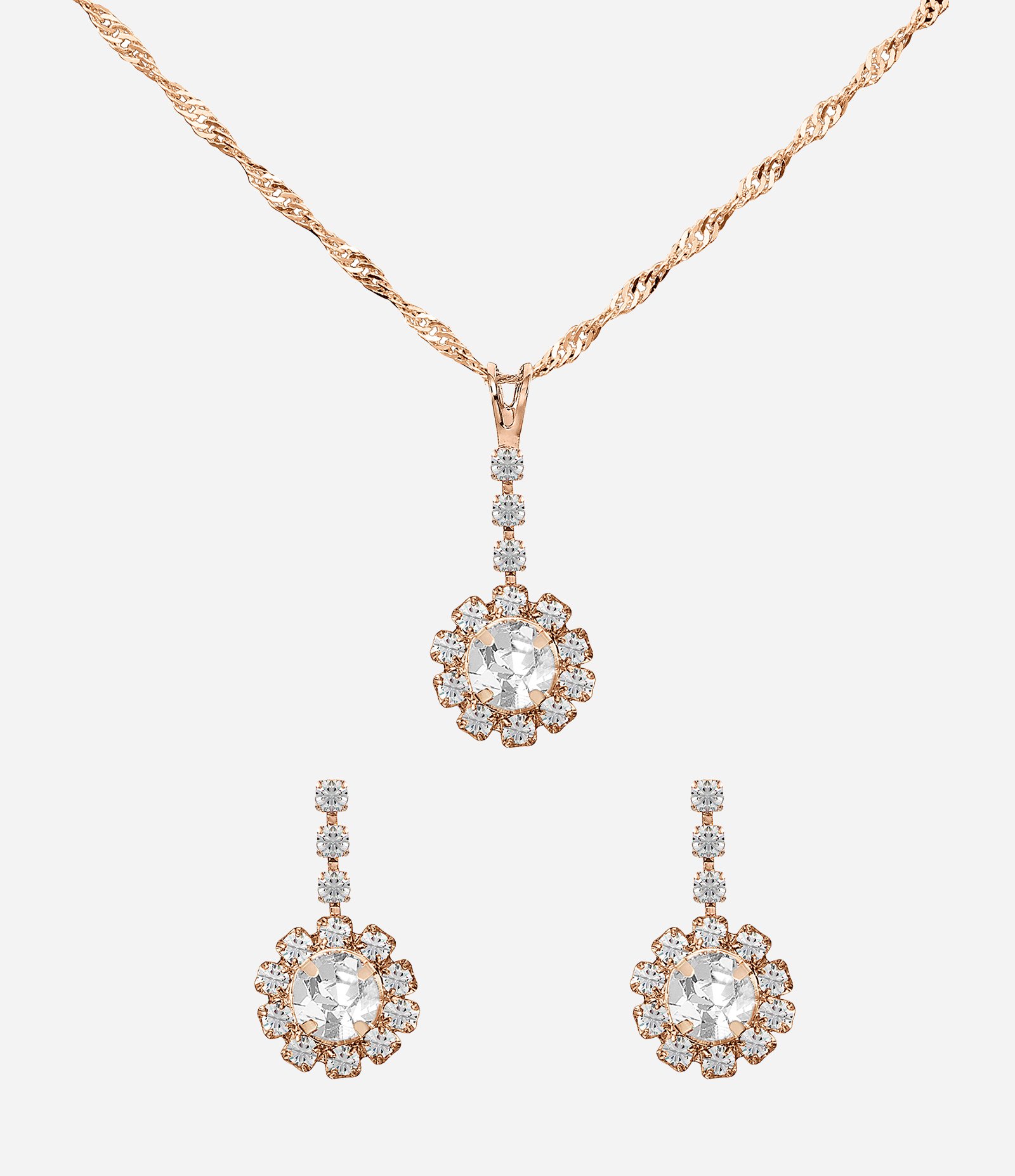 Kit Relógio Feminino Analógico Champion com Pulseira e Caixa em Metal Rose 4