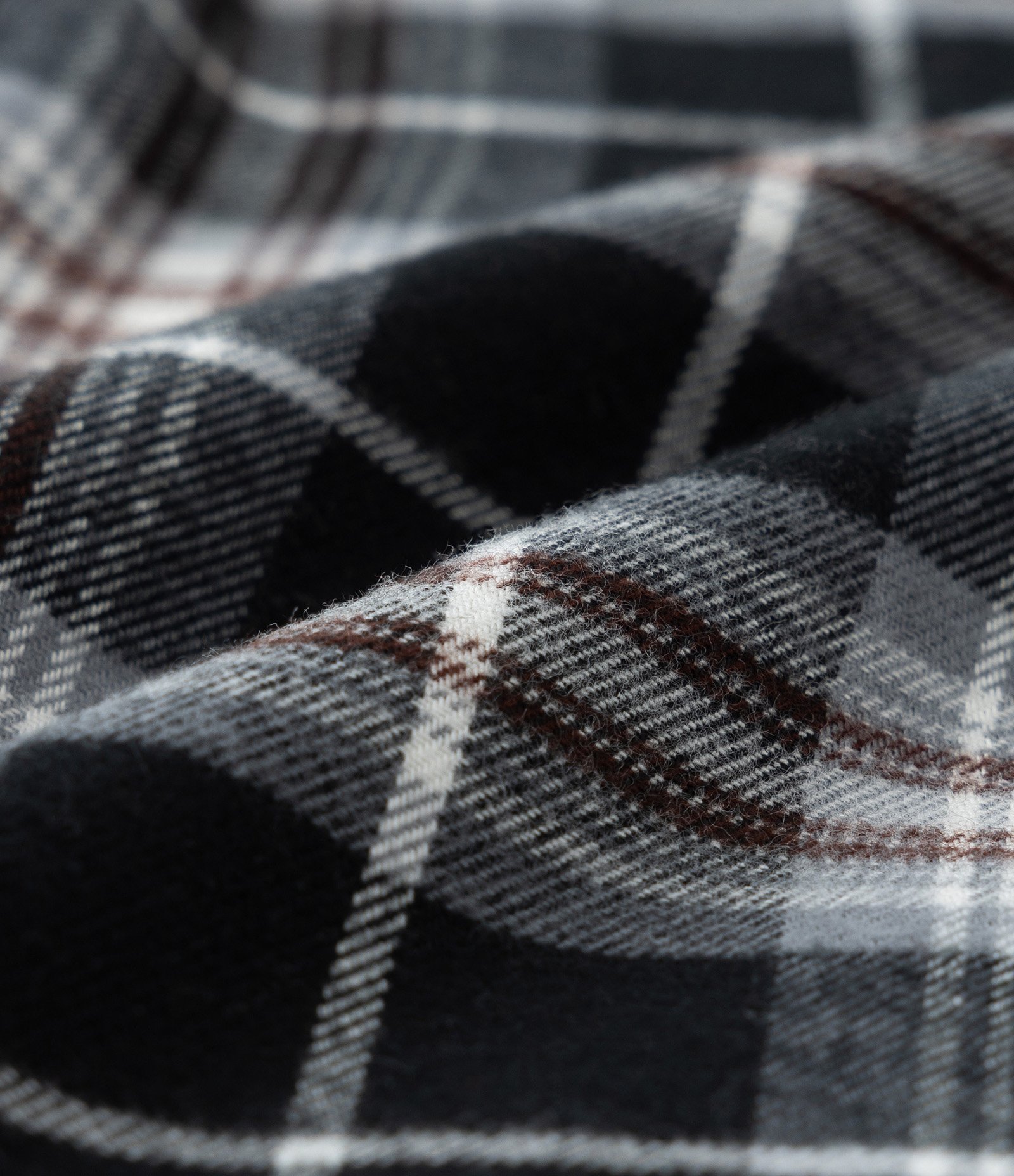 Camisa Infantil em Flanela com Estampa Xadrez - Tam 1 a 6 Anos Preto 4