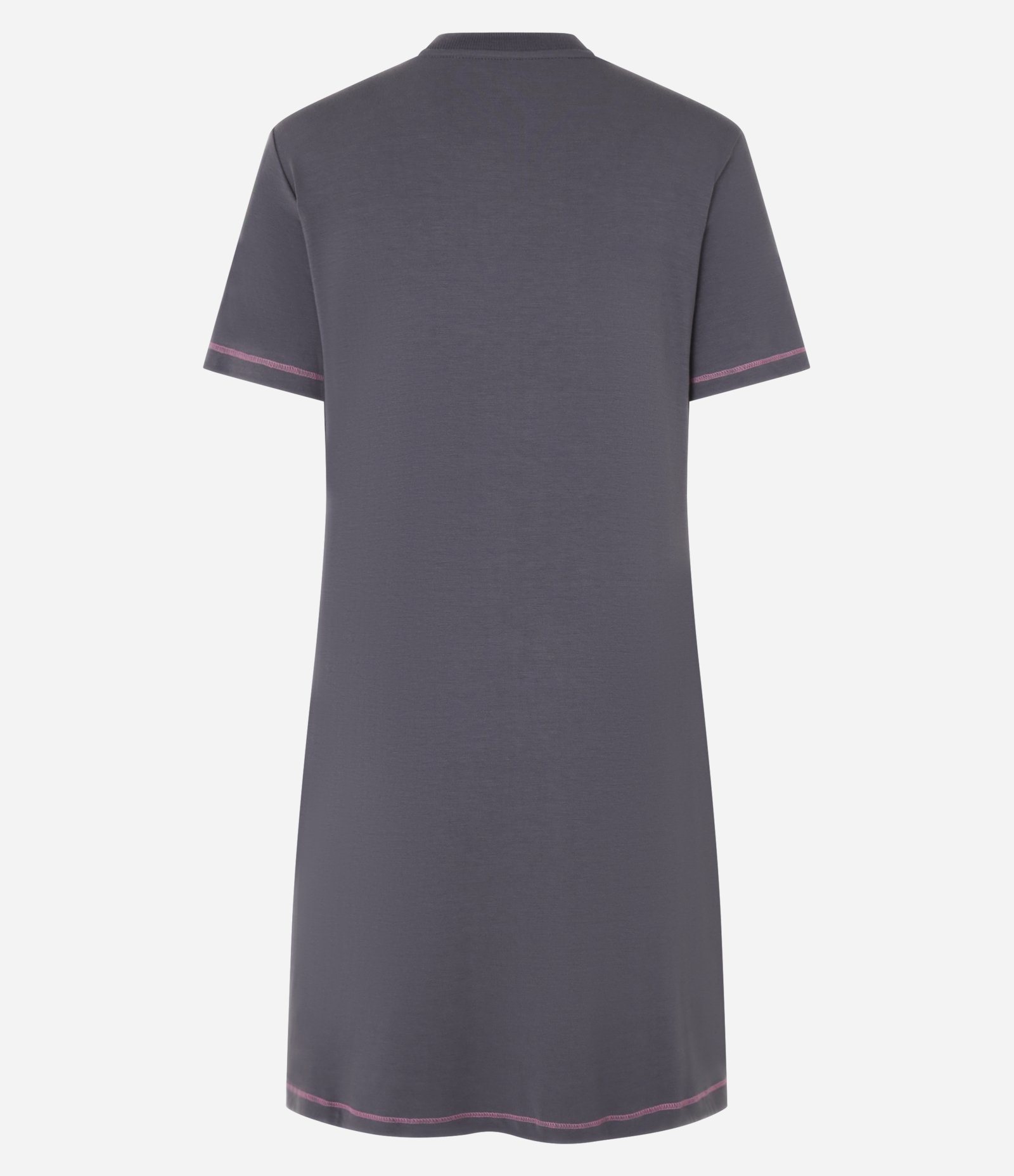 Camisola Curta em Viscose com Estampa Snoopy Cinza 5