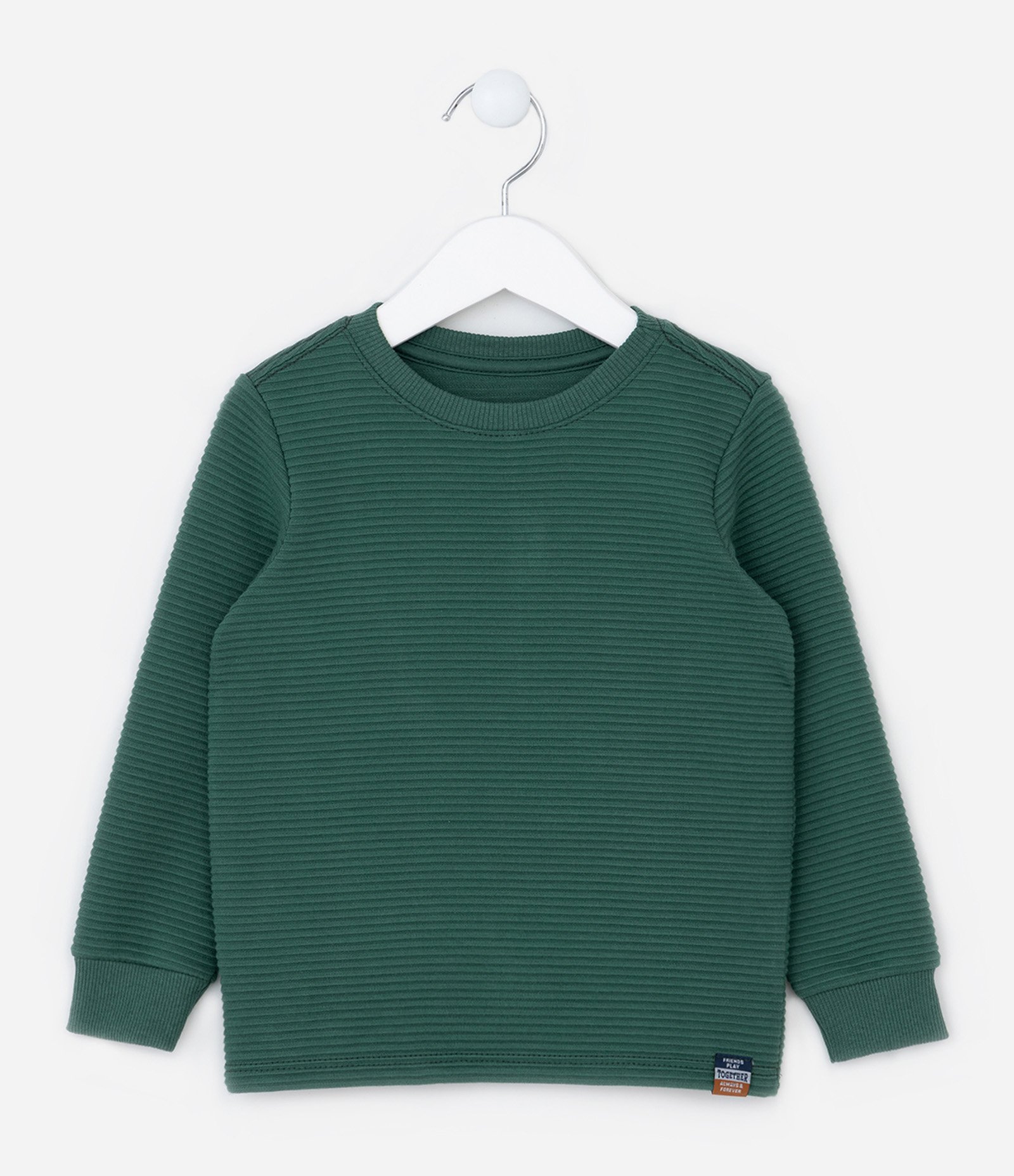 Camiseta Infantil Texturizada - Tam 1 a 5 Anos Verde 1