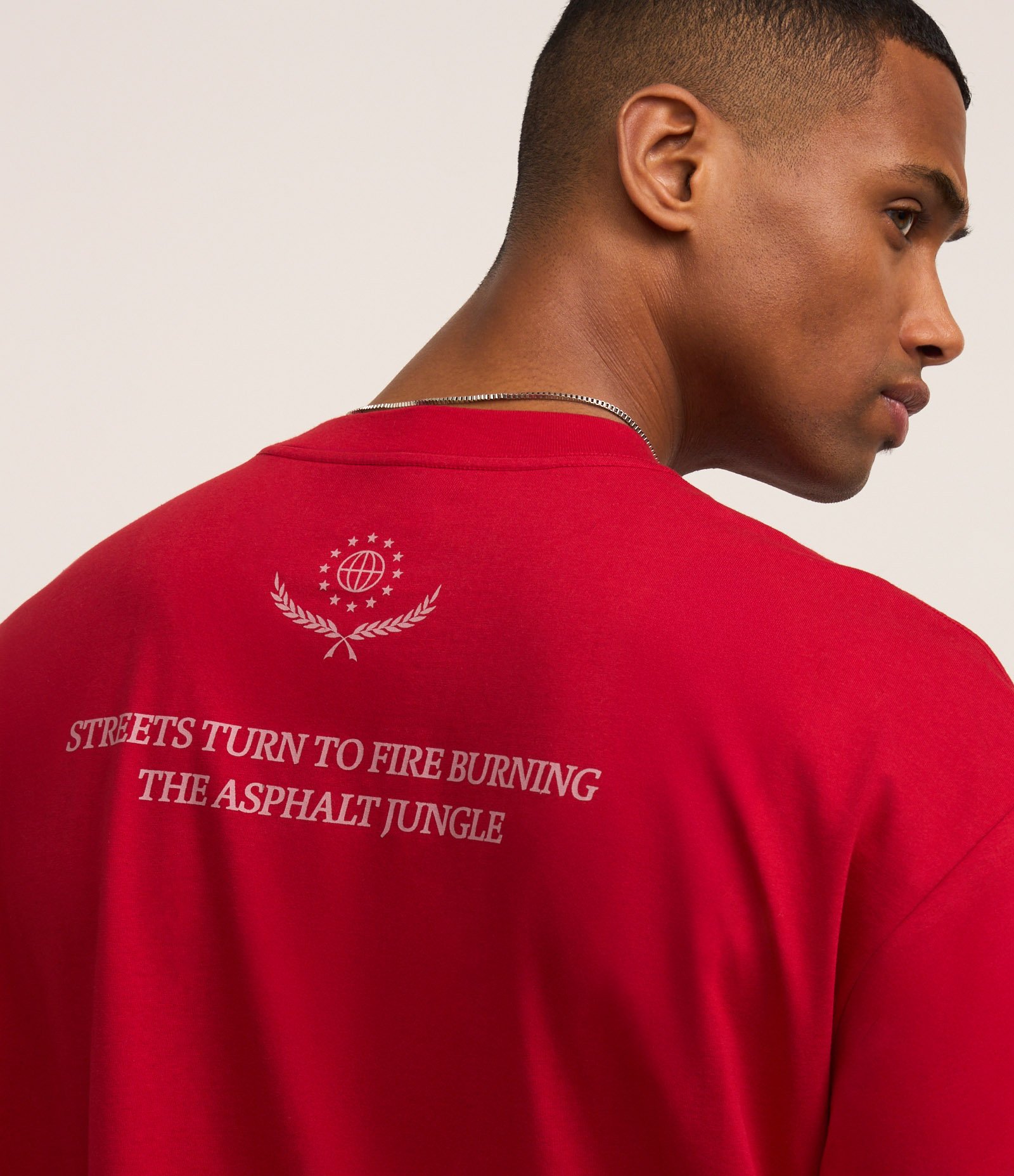 Camiseta Sportcore Overboxy com Estampa Heatwave Vermelho 4