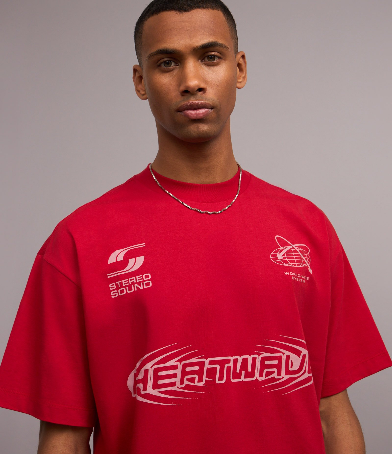 Camiseta Sportcore Overboxy com Estampa Heatwave Vermelho 5