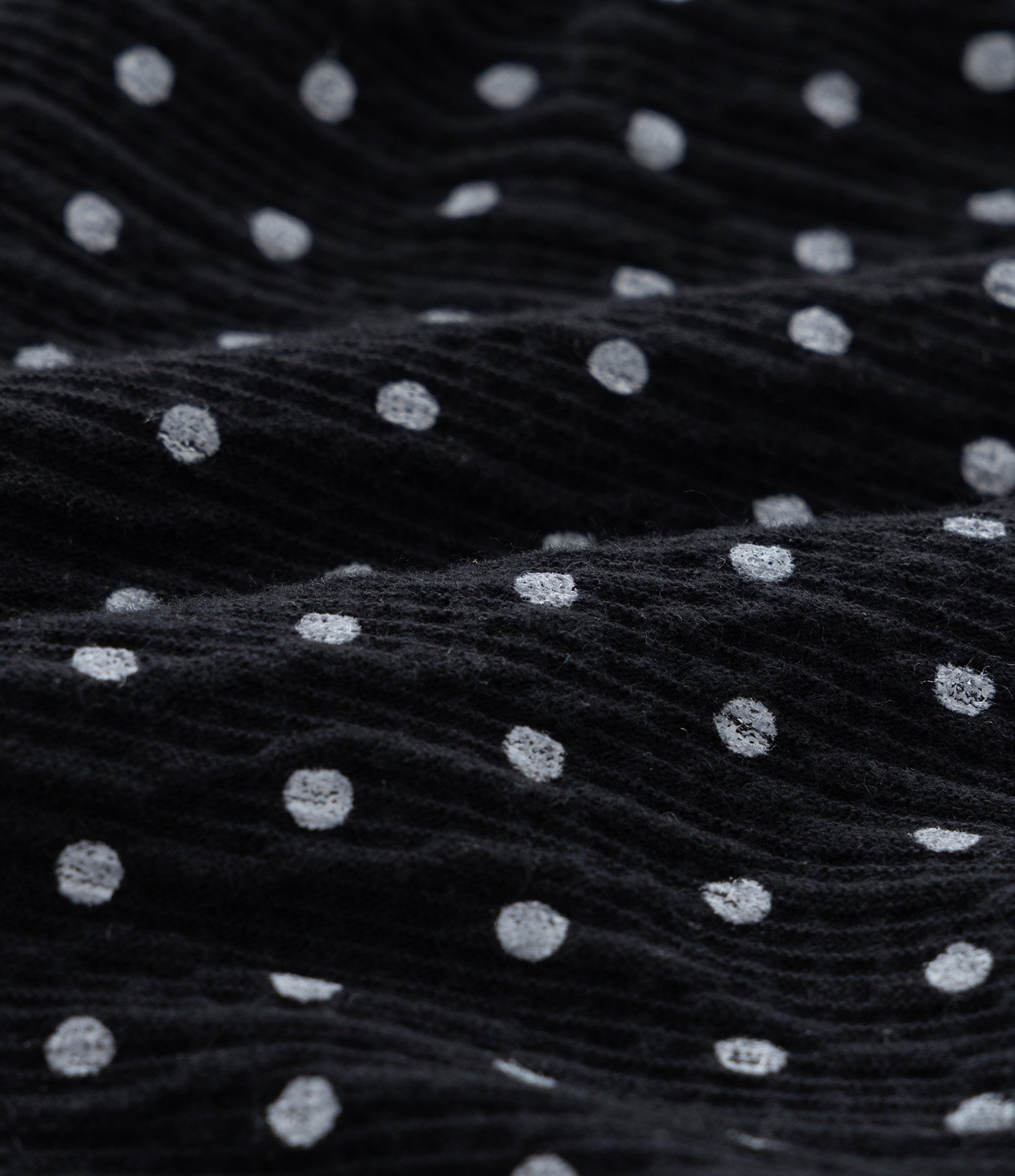 Conjunto Infantil com Babadinho e Estampa Poá e Flores - Tam 1 a 6 Anos Branco/Preto 4