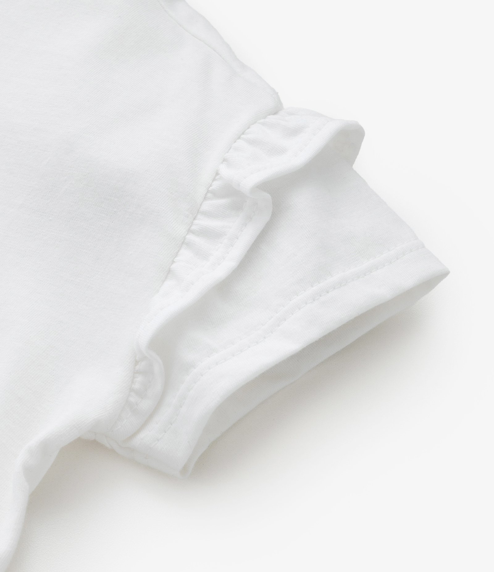 Conjunto Infantil com Babadinho e Estampa Poá e Flores - Tam 1 a 6 Anos Branco/Preto 6