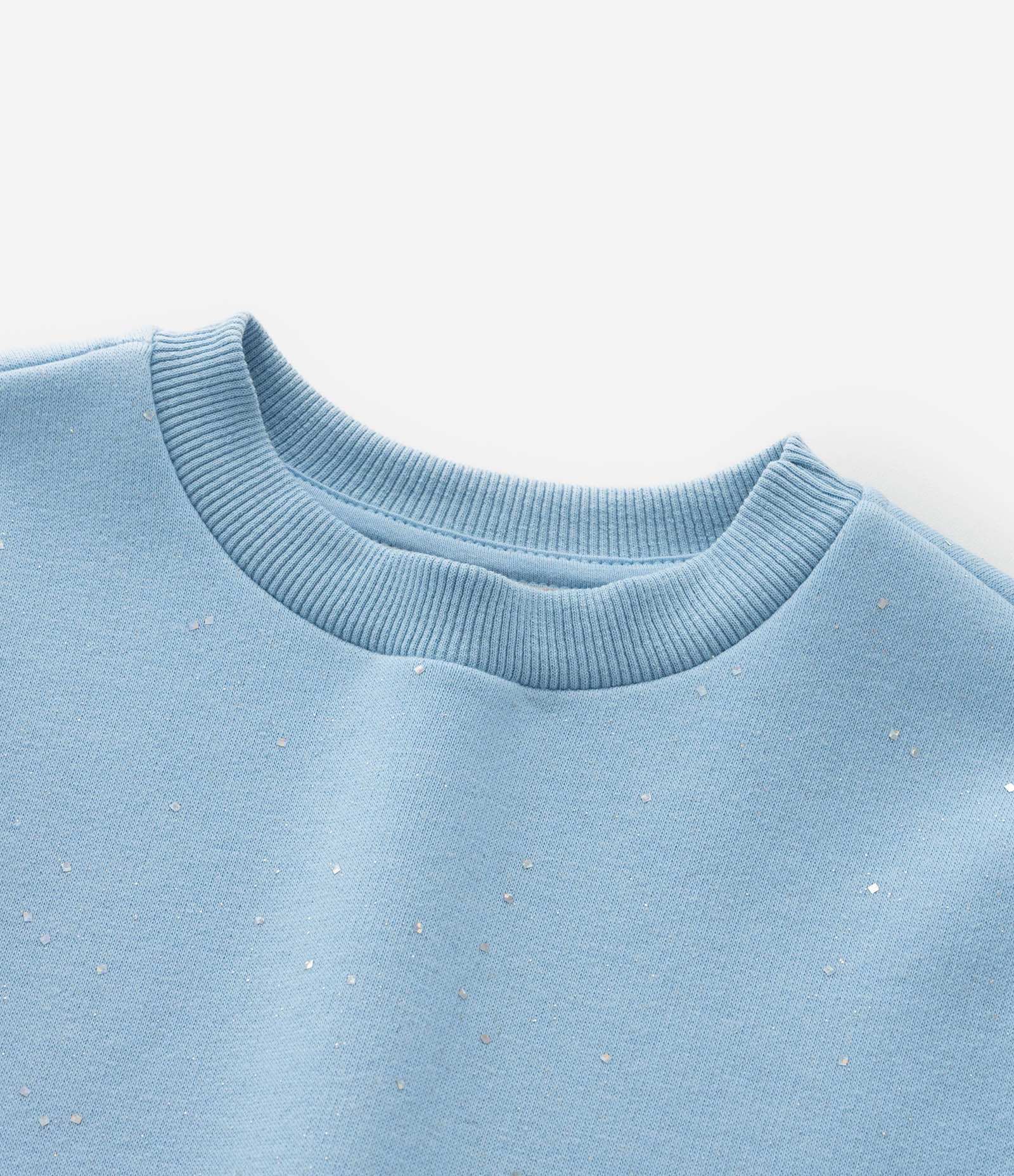 Casaco Infantil Quentinho com Brilhinhos - Tam 1 a 6 Anos Azul 5