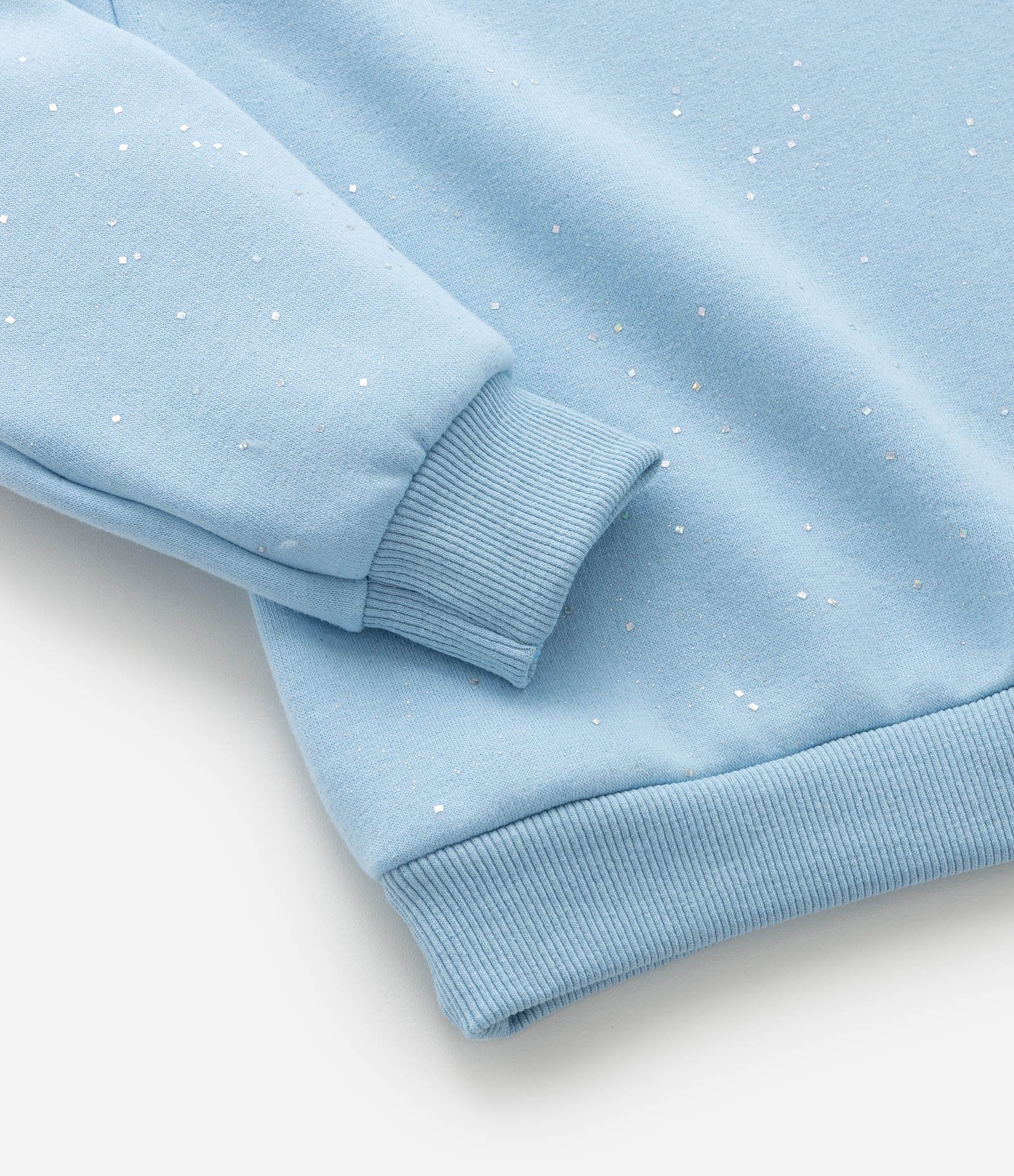 Casaco Infantil Quentinho com Brilhinhos - Tam 1 a 6 Anos Azul 6