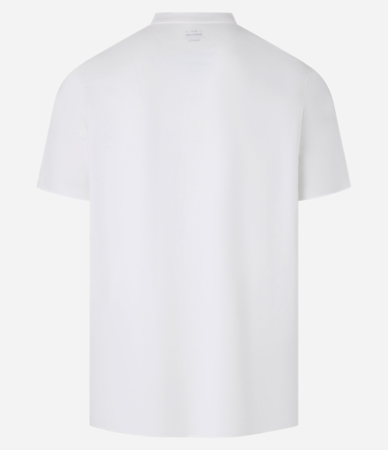Camiseta Regular em Algodão com Estampa de Dragão Oriental Branco 2
