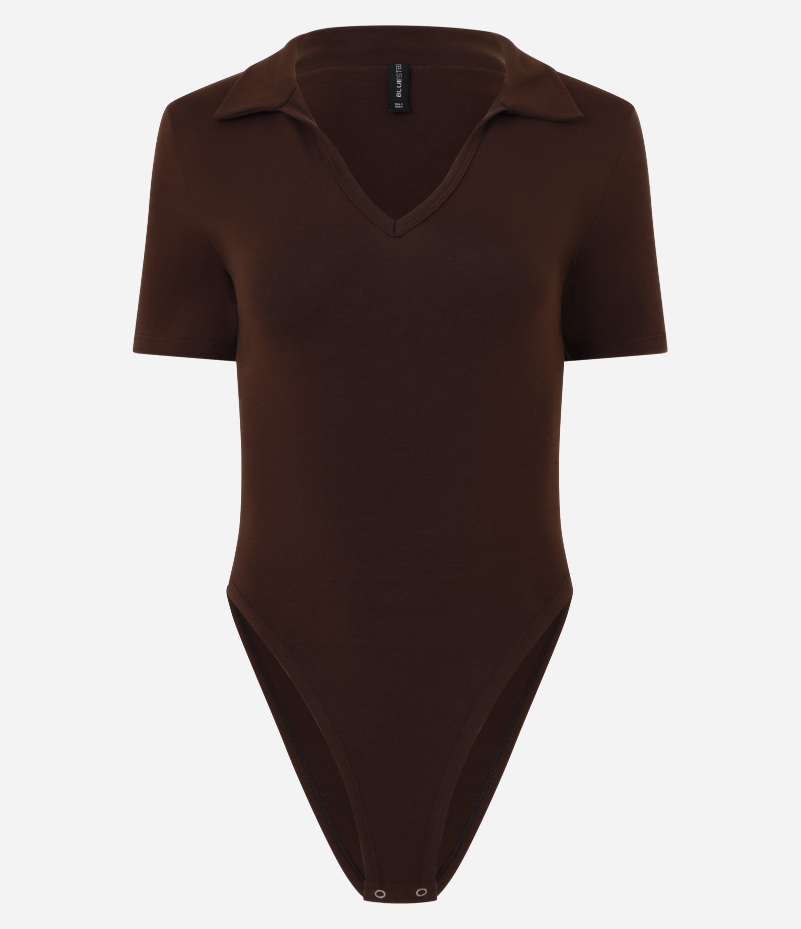 Body em Ribana com Gola Polo e Manga Curta 6