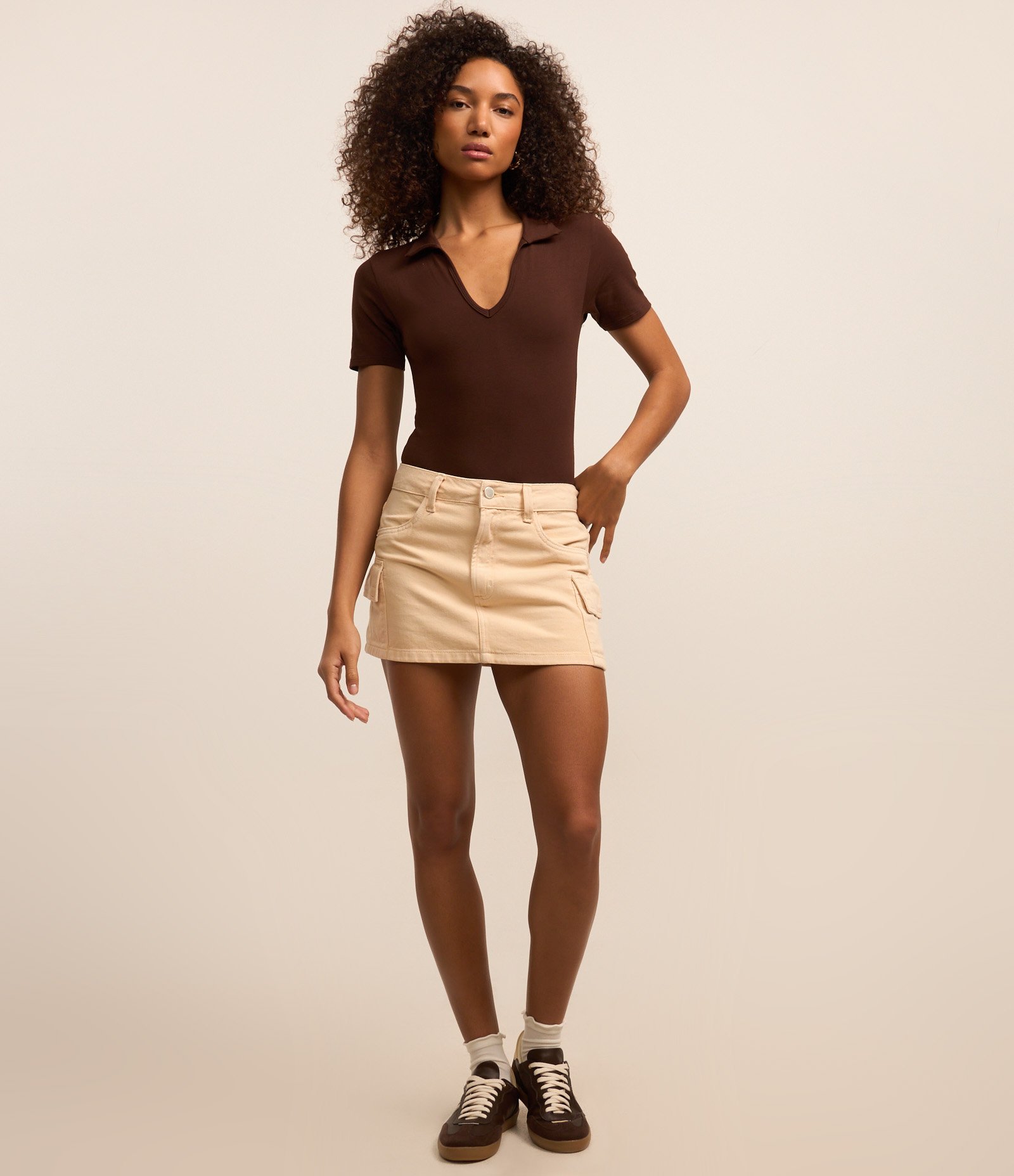 Body em Ribana com Gola Polo e Manga Curta 2