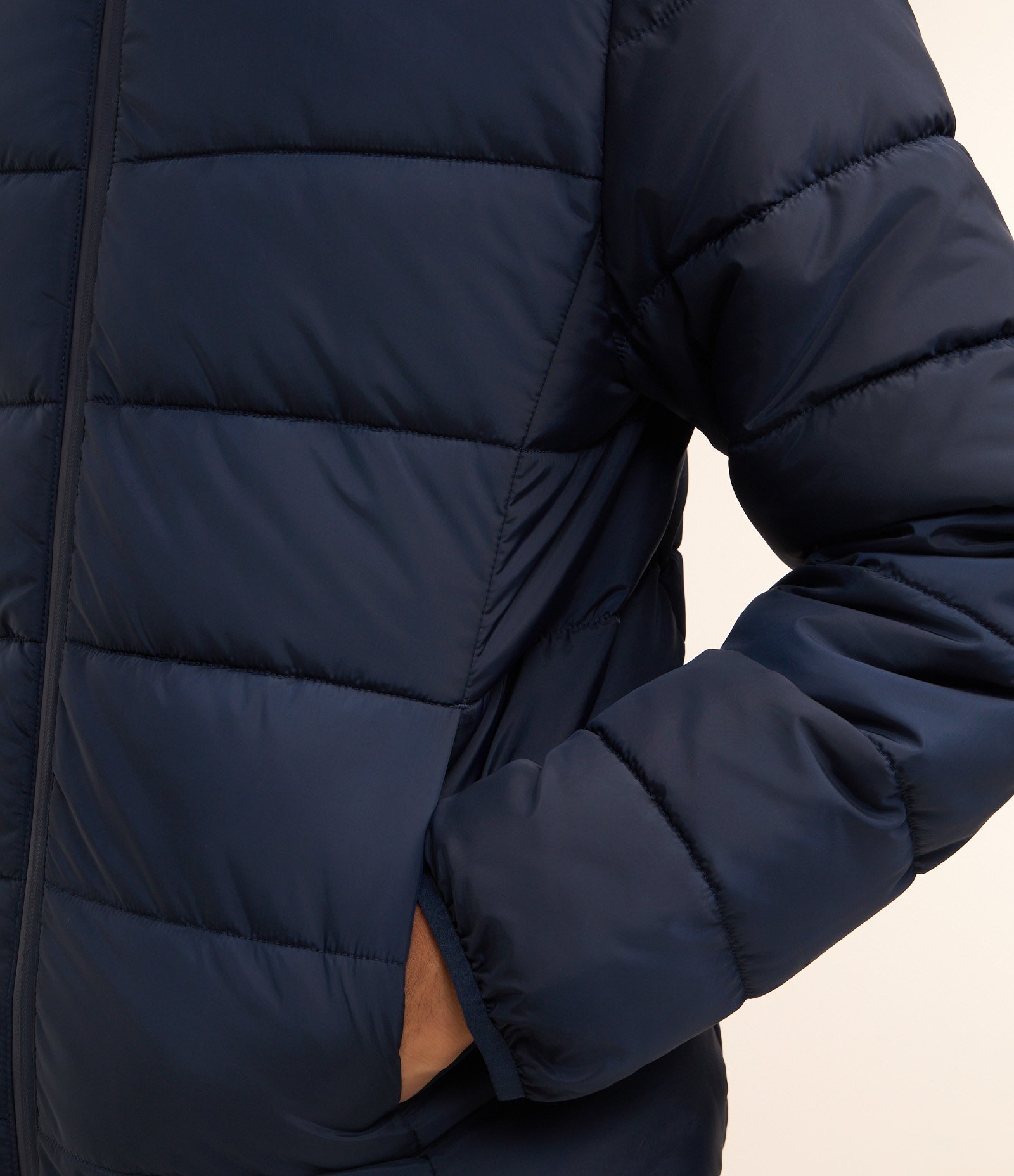 Jaqueta em Microfibra com Zíper Azul 3