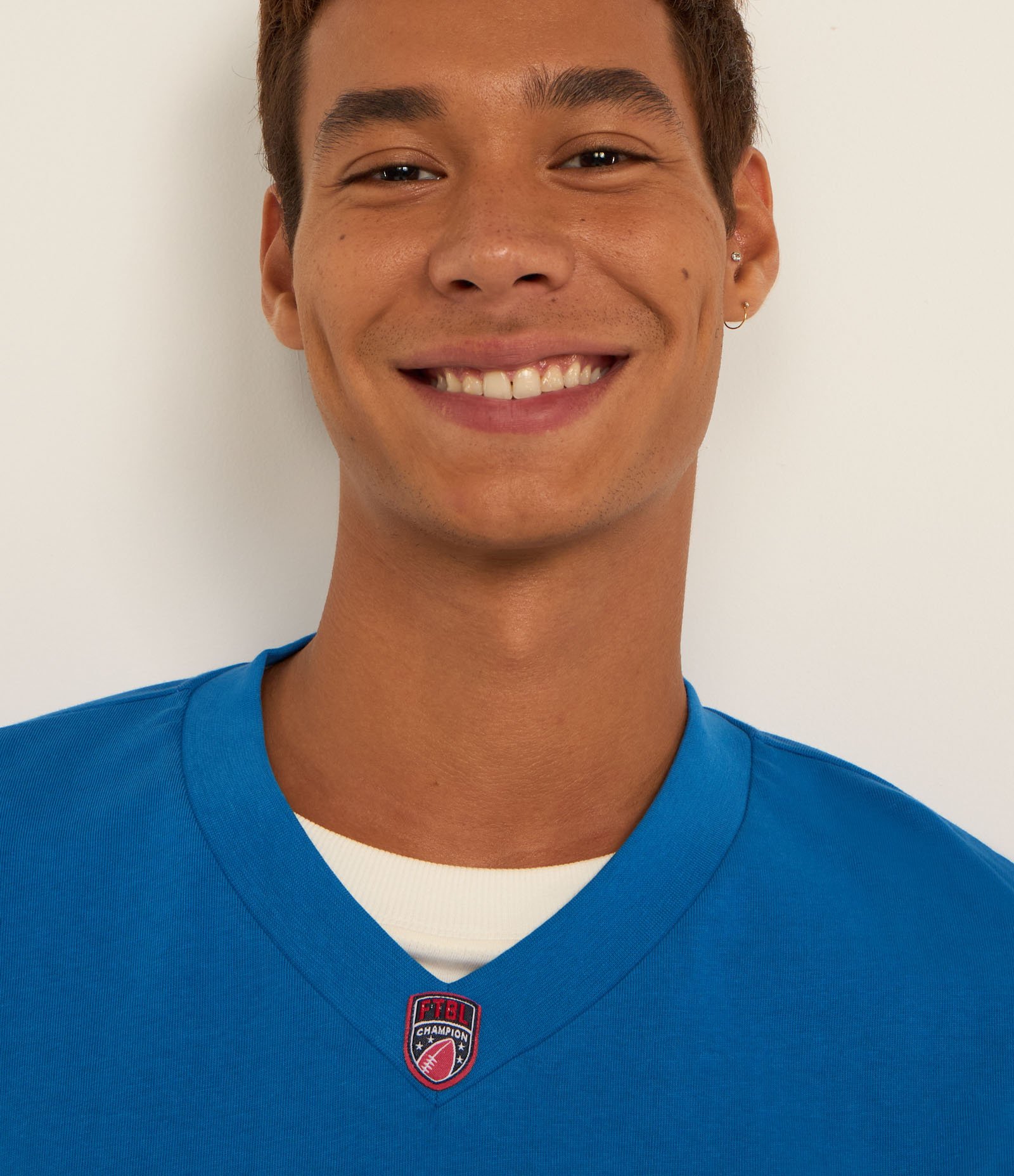 Camiseta Overboxy Sportcore Futebol Americano Azul 3