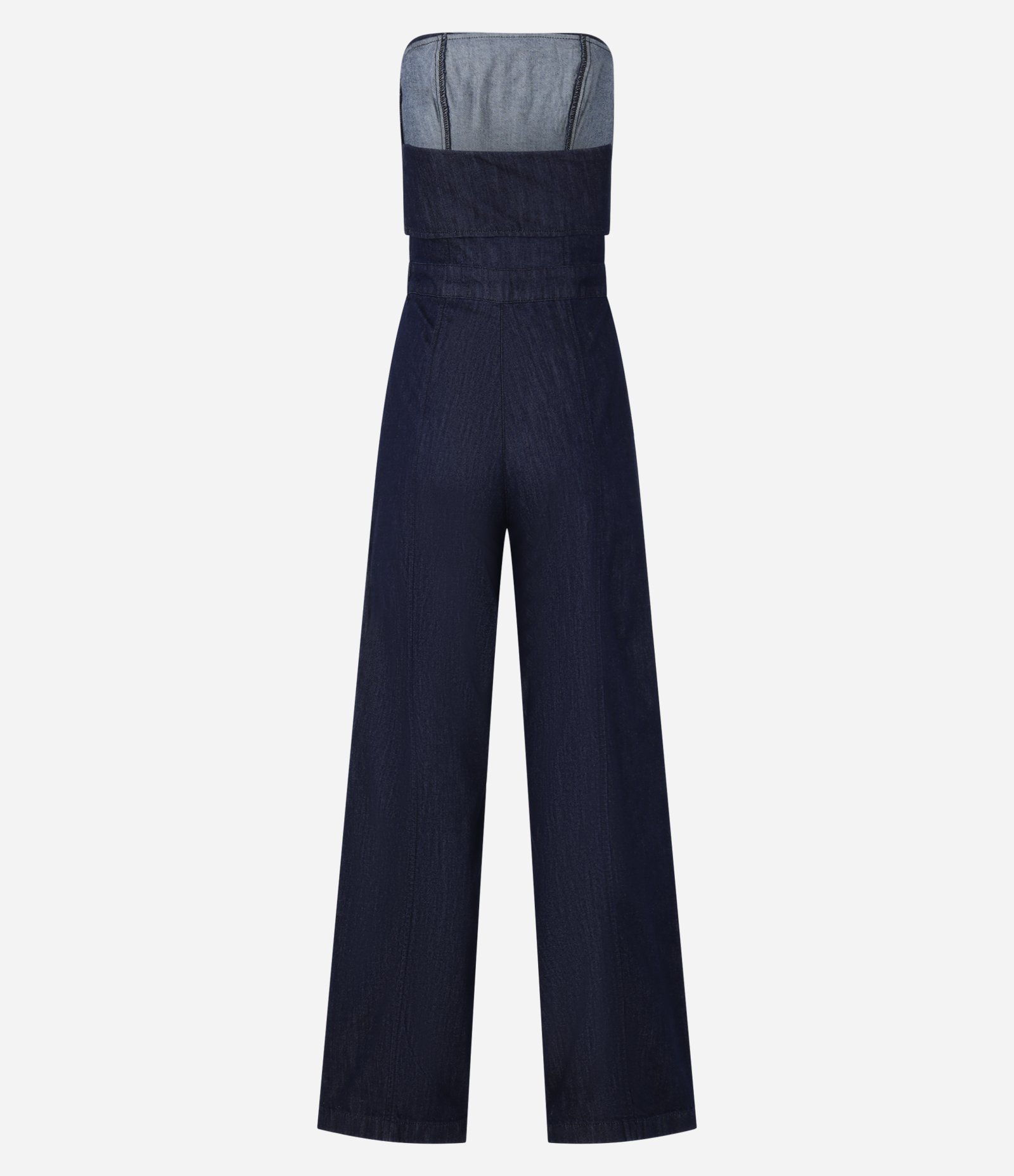 Macacão Tomara Que Caia em Jeans Azul 7