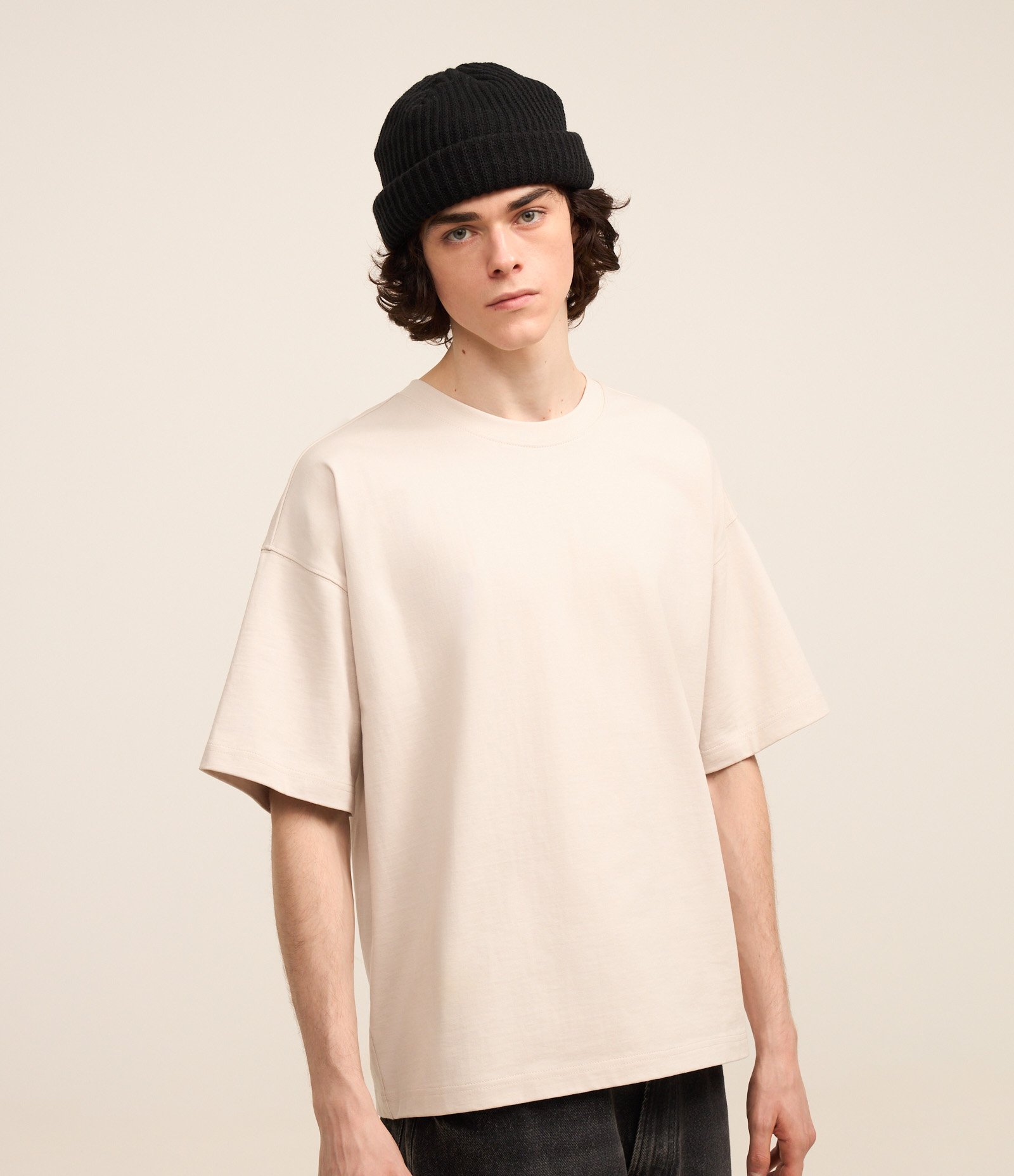 Camiseta Básica Oversized em Algodão 1