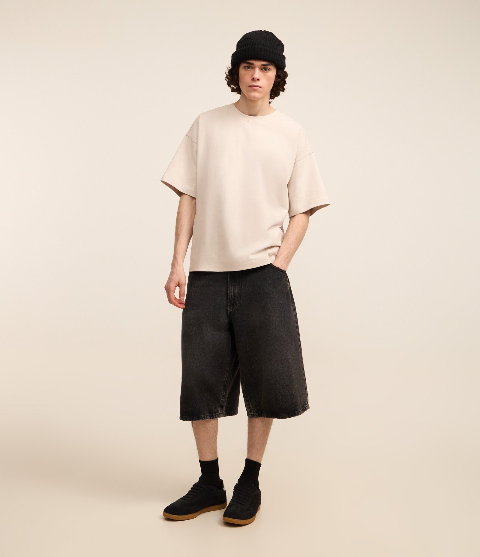 Camiseta Básica Oversized em Algodão 2