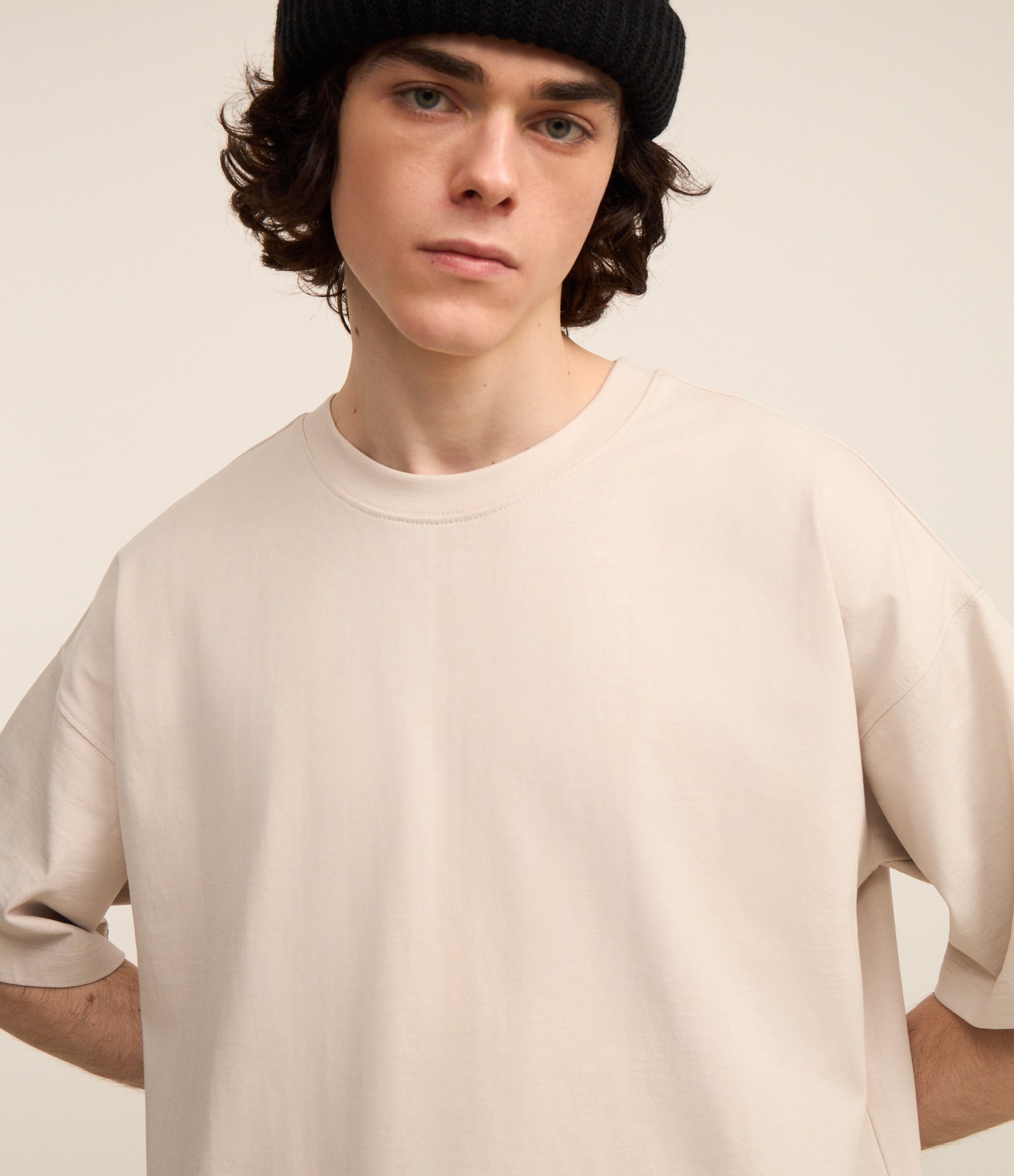 Camiseta Básica Oversized em Algodão 3