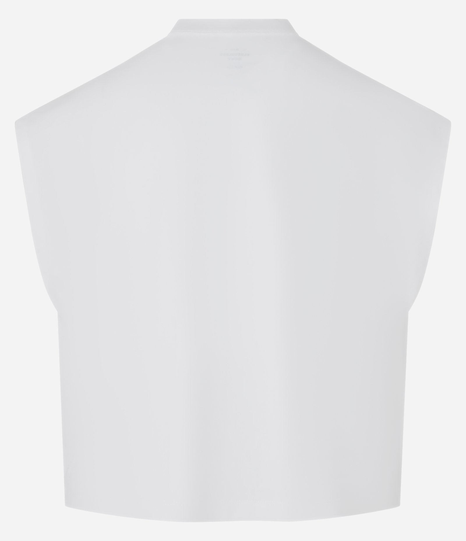 Regata Boxy Cropped em Malhão com Estampa Lettering Branco 6