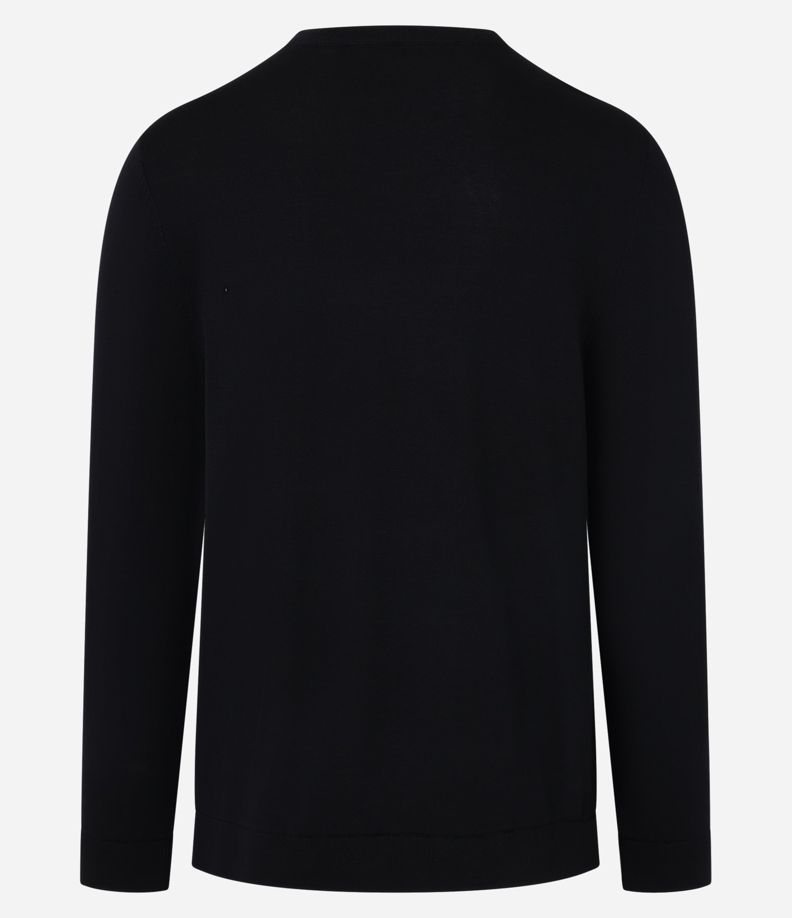 Suéter Básico em Viscose com Gola V Preto 7