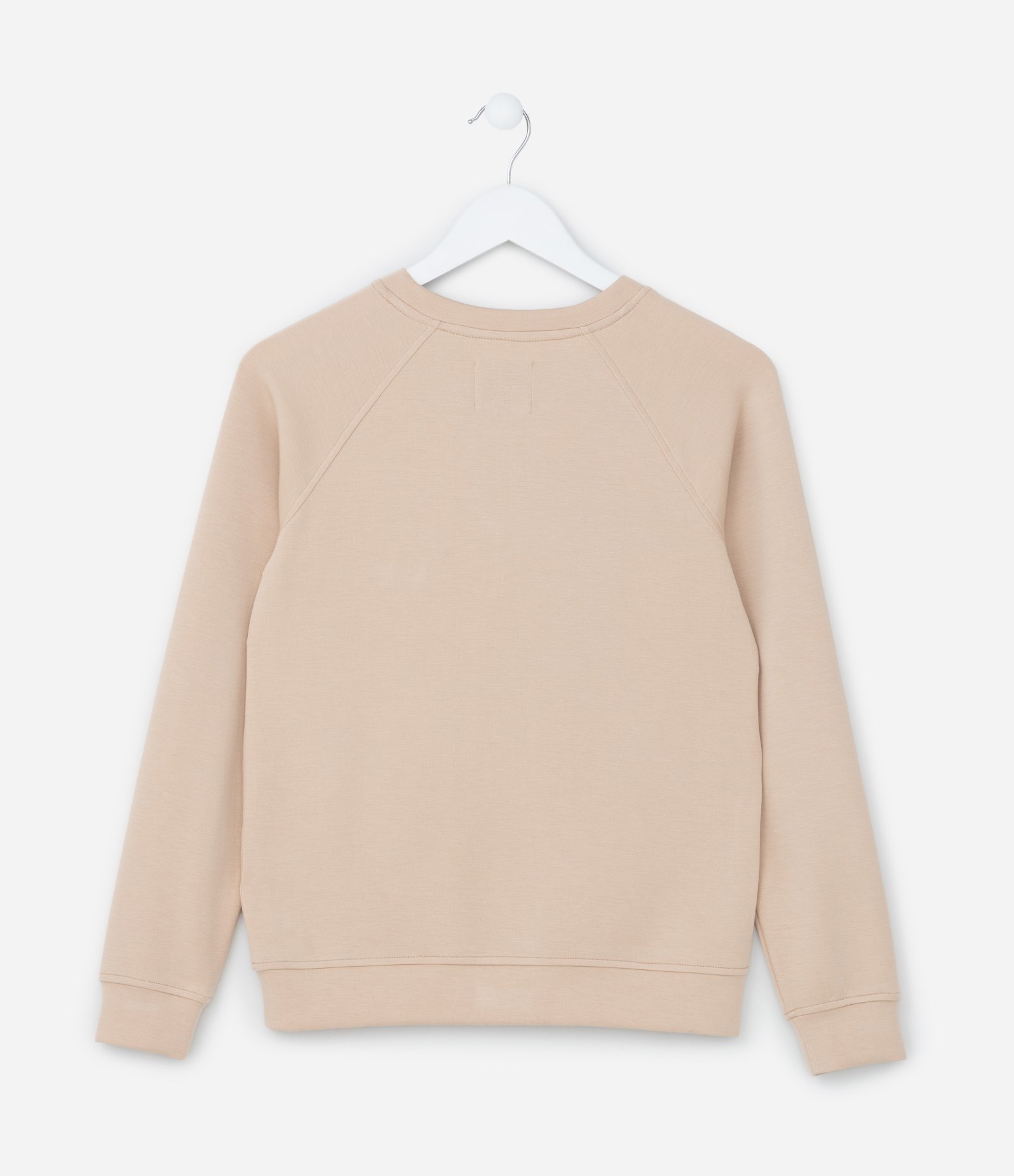 Casaco Infantil em Modal com Bordado em Paetês - Tam 5 a 14 Anos Bege 2