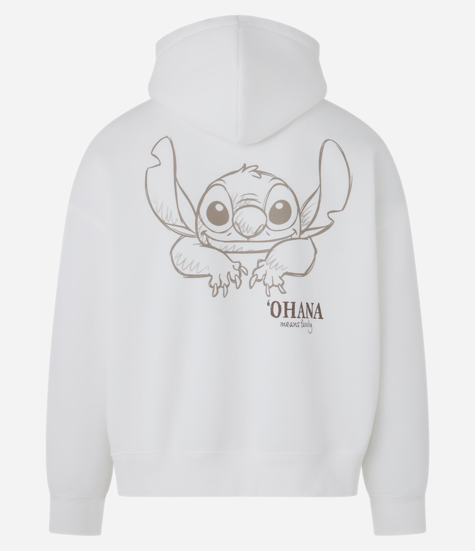 Casaco Boxy em Fleece com Estampa Stitch Branco 7