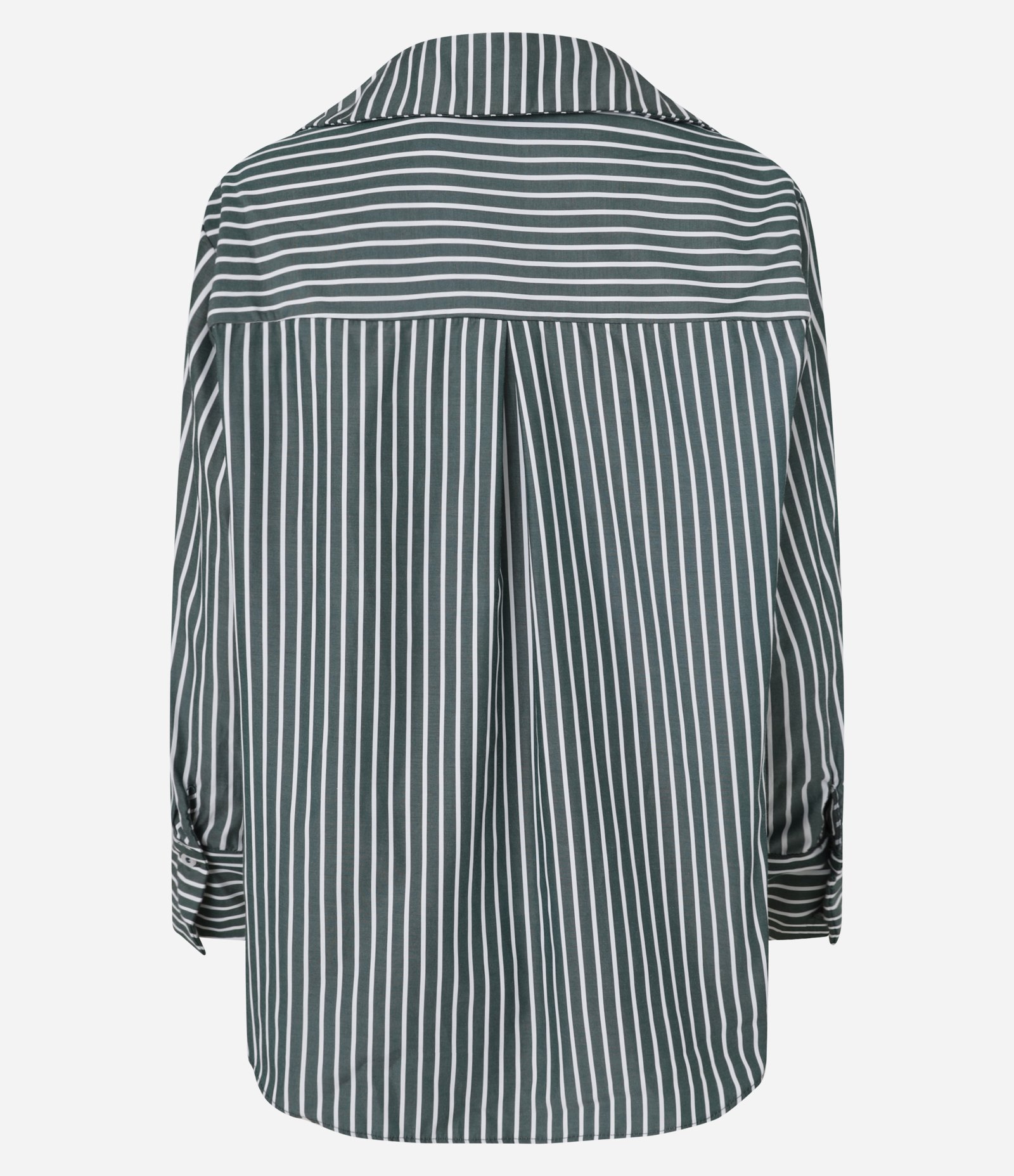 Camisa em Tricoline Listrada com Top Verde 7