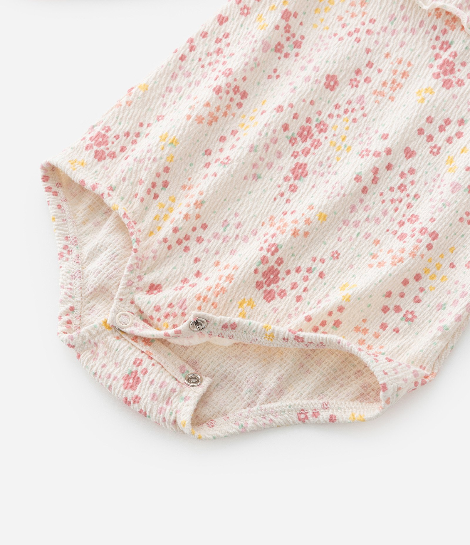 Body Infantil com Textura e Babadinhos - Tam 0 a 18 meses Rosa 6