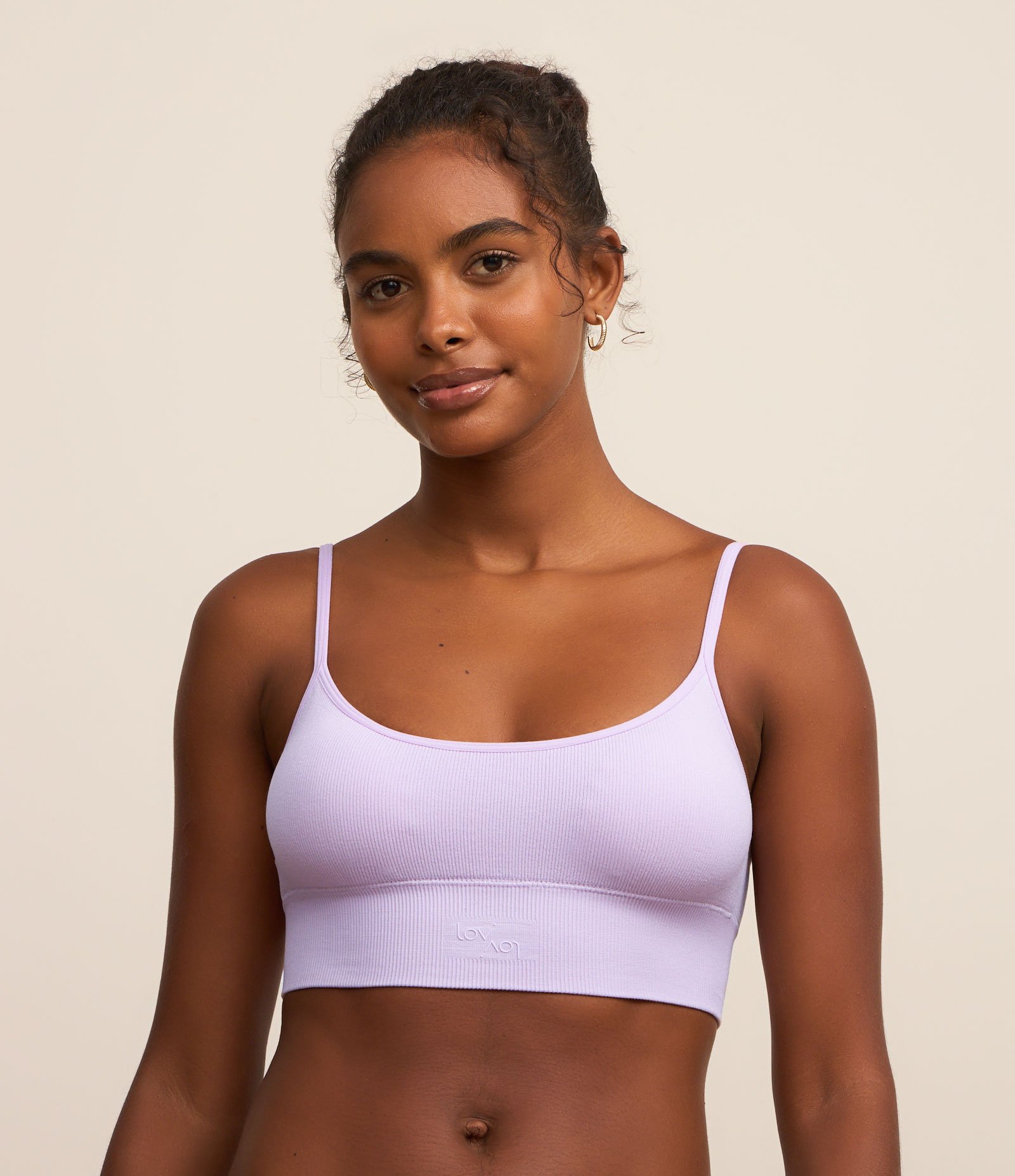 Sutiã Top com Bojo Removível Texturizado Seamless 1