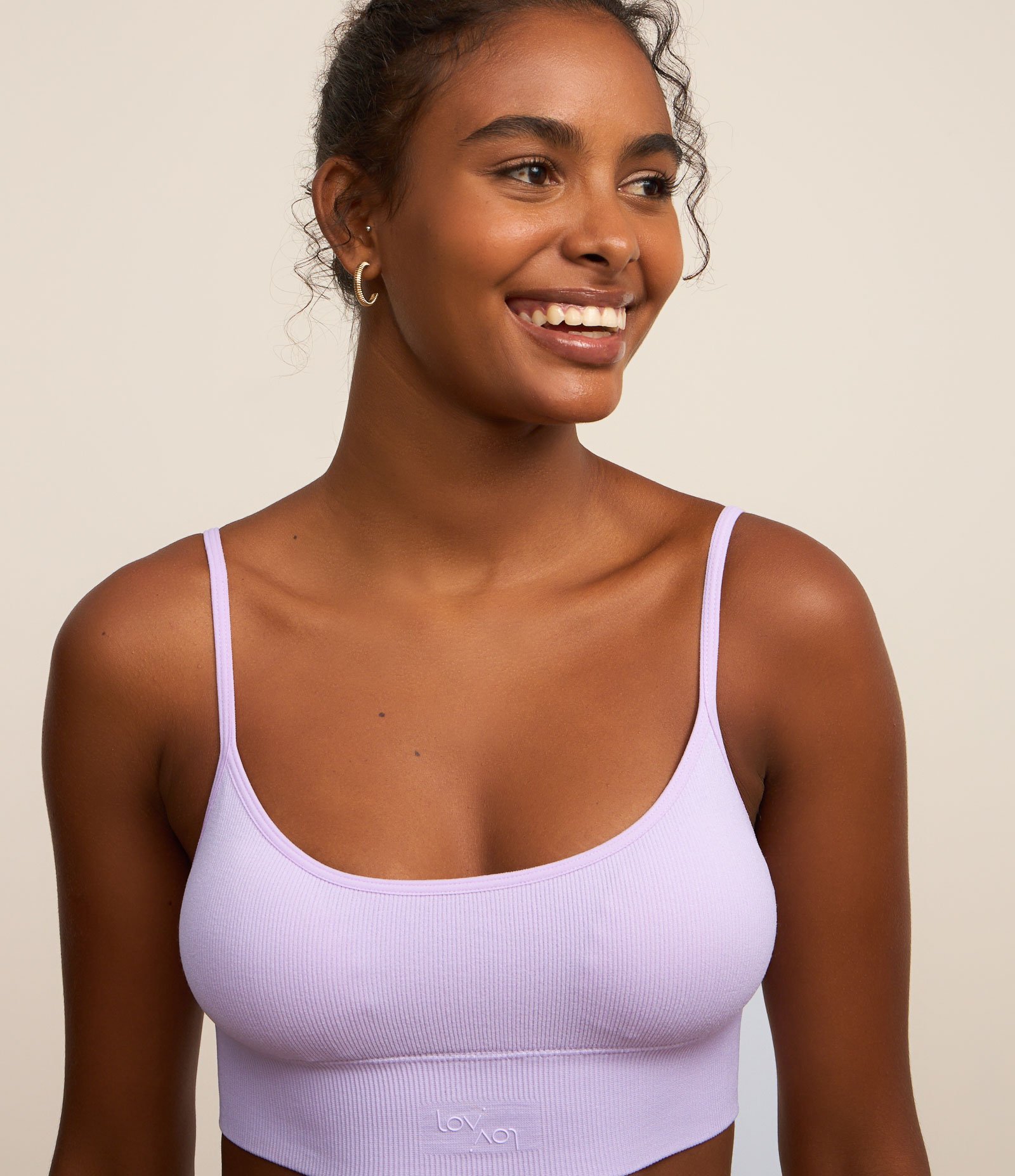 Sutiã Top com Bojo Removível Texturizado Seamless 3