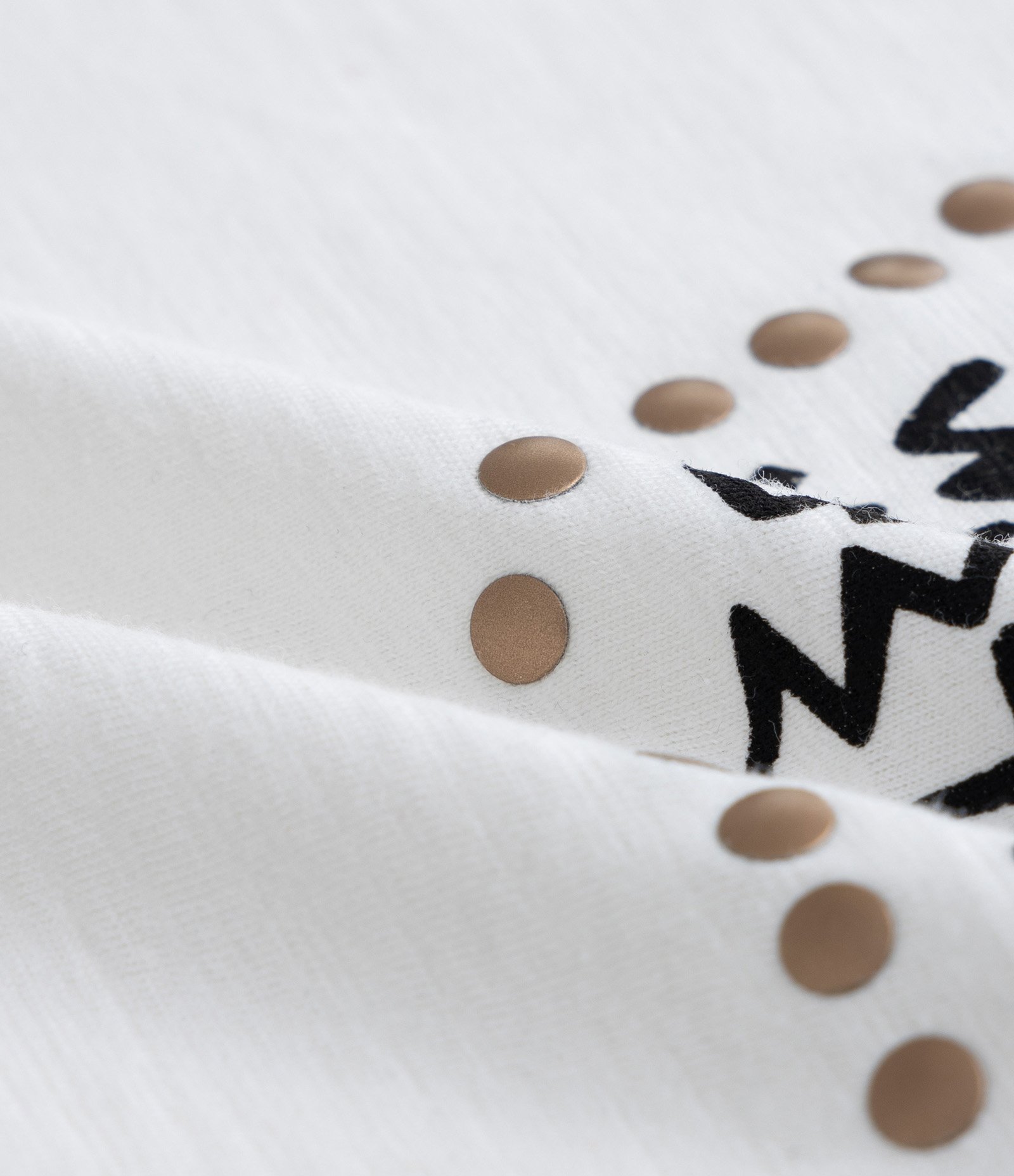 Blusa Estampada de Tigre com Tachinhas Curve & Plus Size Branco 5